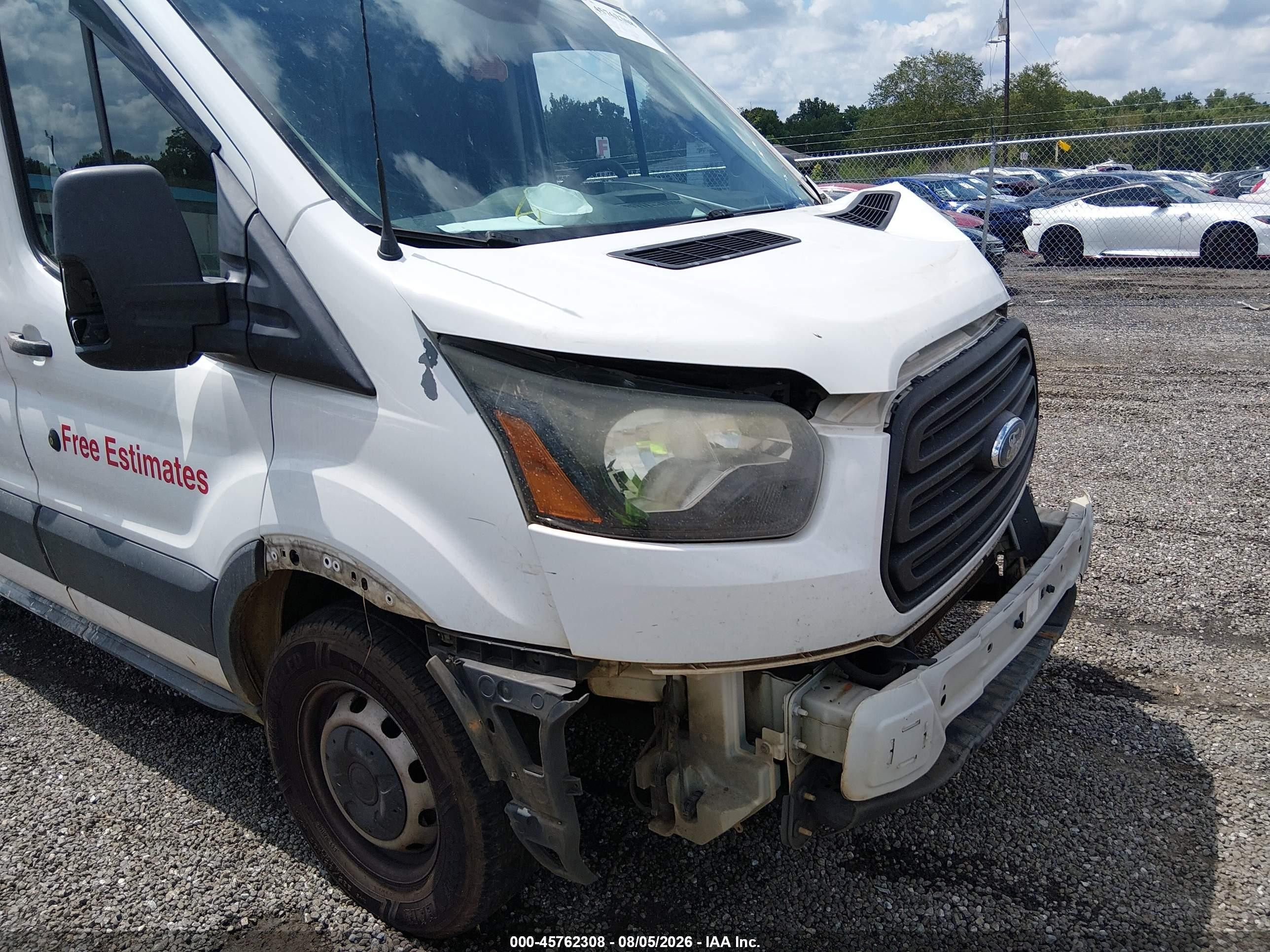 2015 Ford Transit-150   White vin: 1FTNE2CM3FKA93207