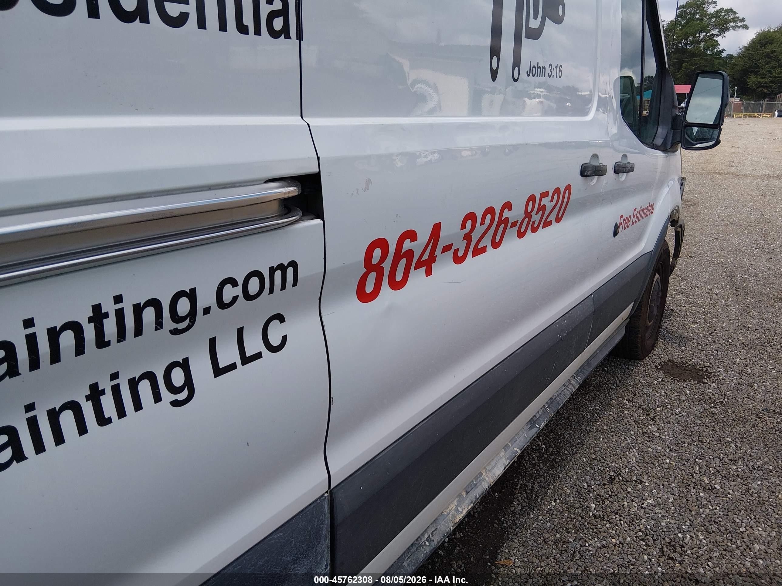 2015 Ford Transit-150   White vin: 1FTNE2CM3FKA93207