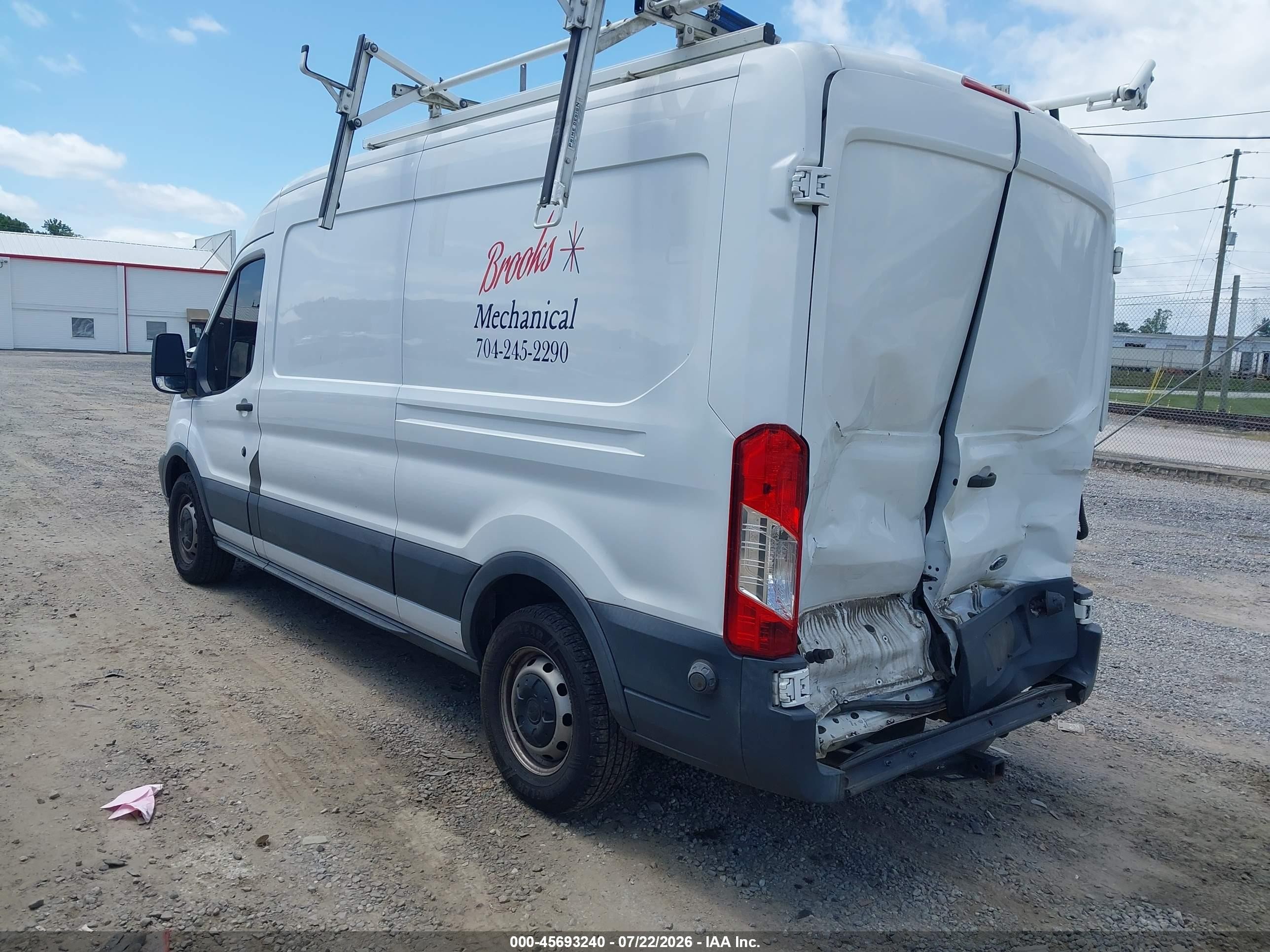 2015 Ford Transit-150 Белый vin: 1FTNE2CM8FKA98709
