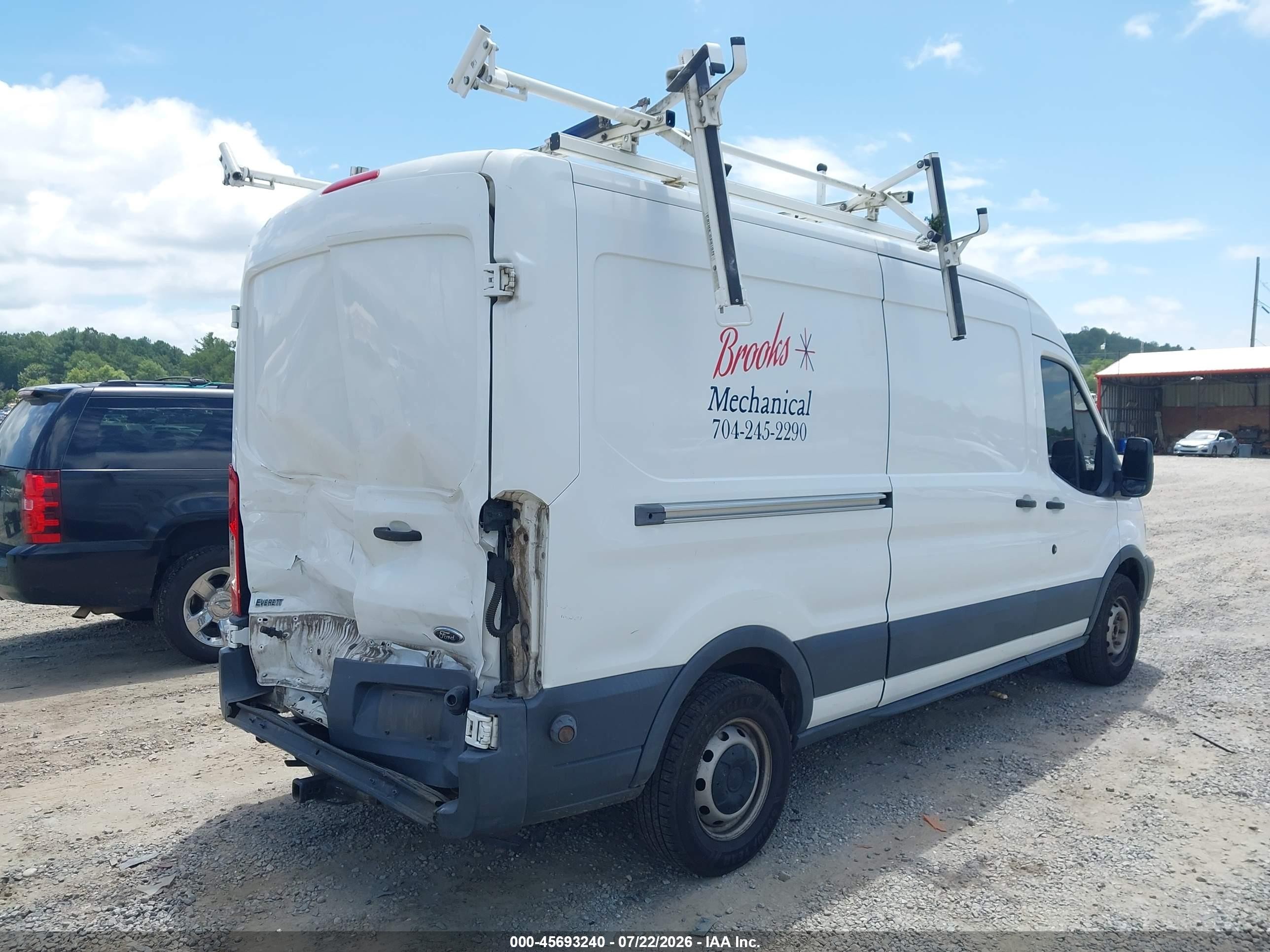 2015 Ford Transit-150 Белый vin: 1FTNE2CM8FKA98709