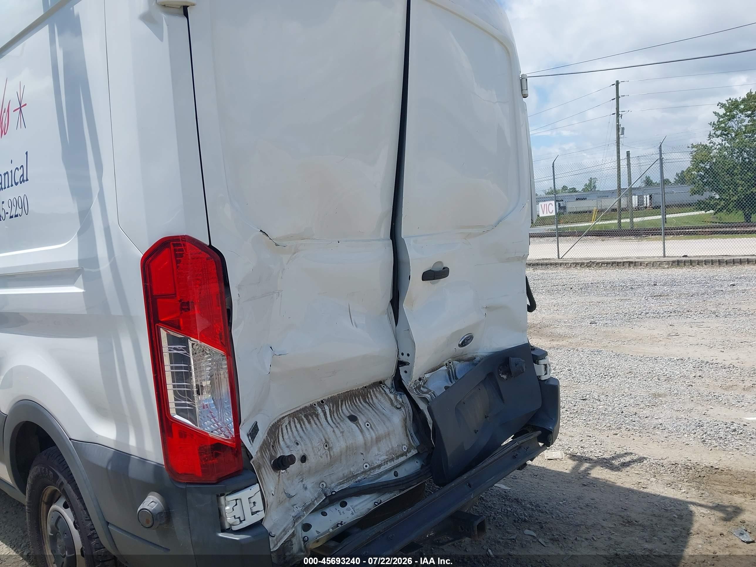 2015 Ford Transit-150 Белый vin: 1FTNE2CM8FKA98709