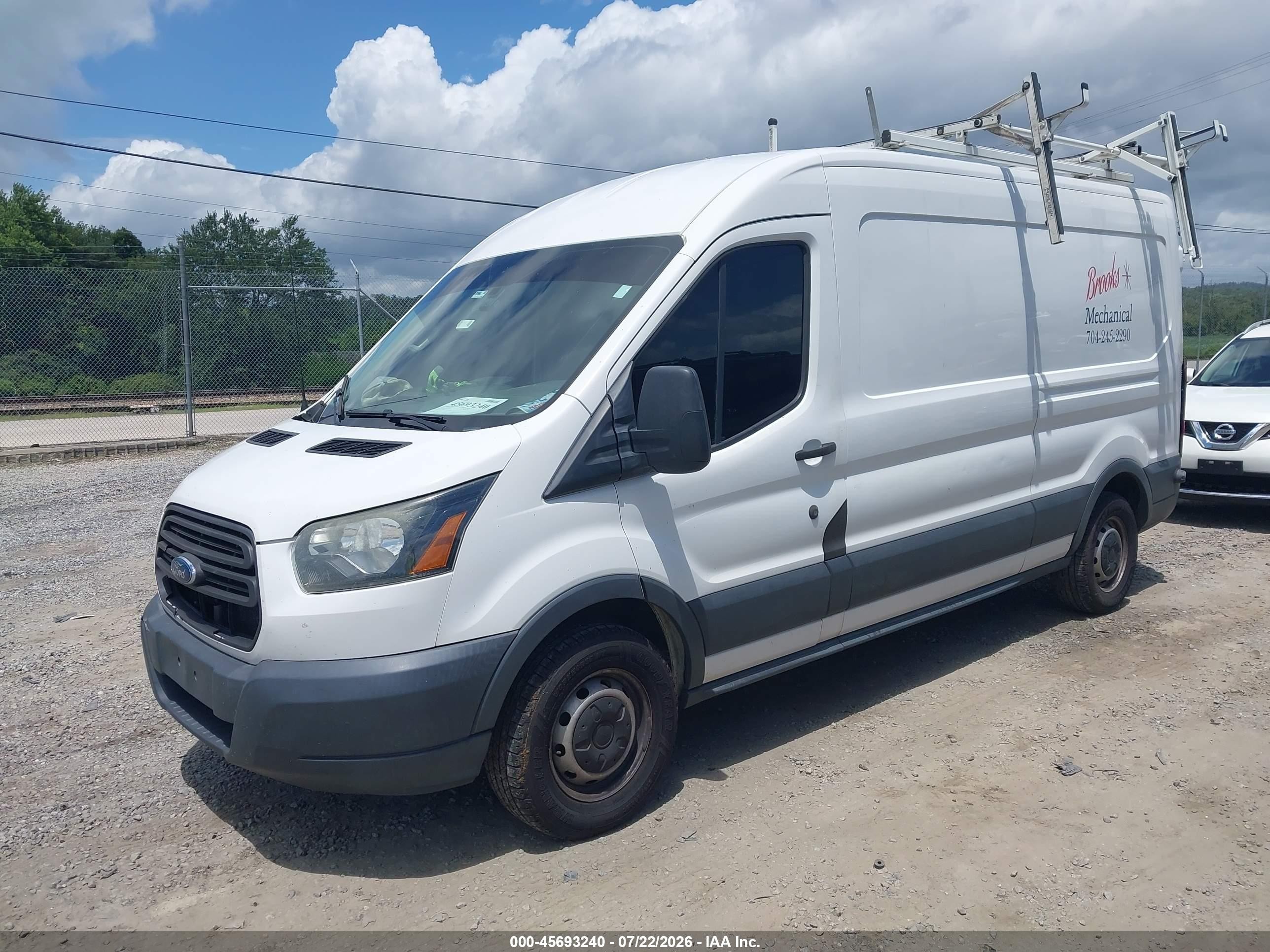 2015 Ford Transit-150 Белый vin: 1FTNE2CM8FKA98709