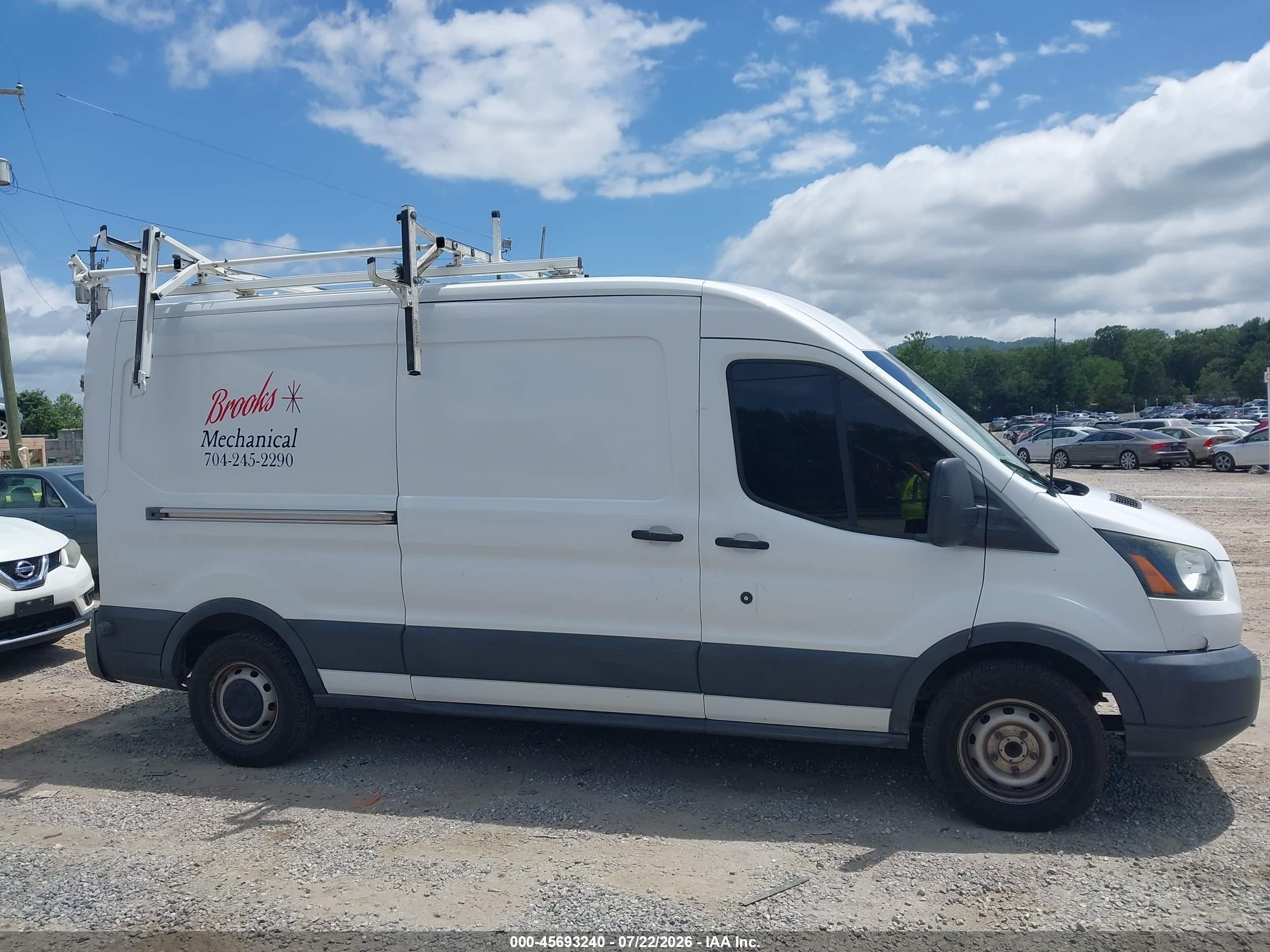2015 Ford Transit-150 Белый vin: 1FTNE2CM8FKA98709