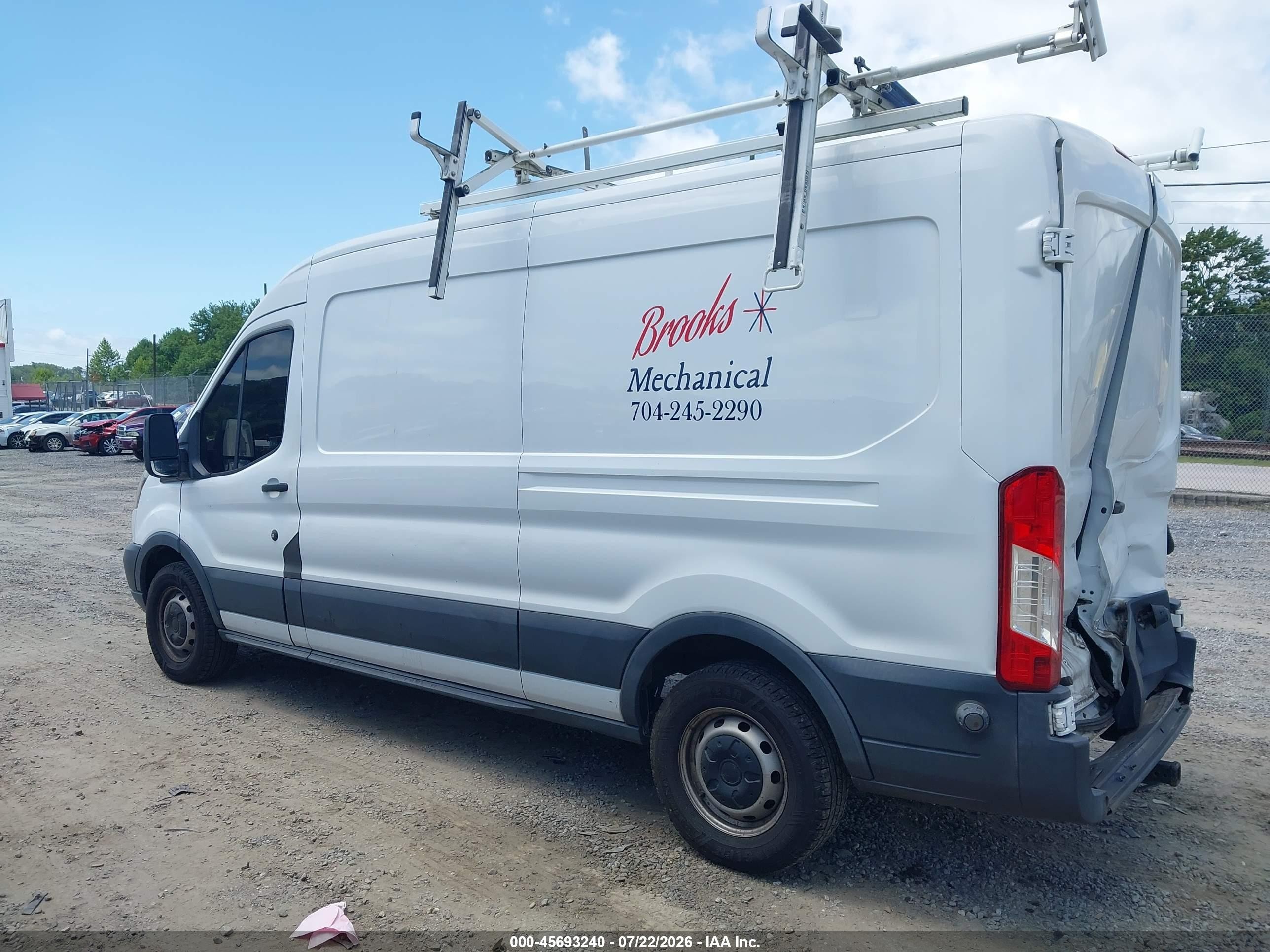 2015 Ford Transit-150 Белый vin: 1FTNE2CM8FKA98709