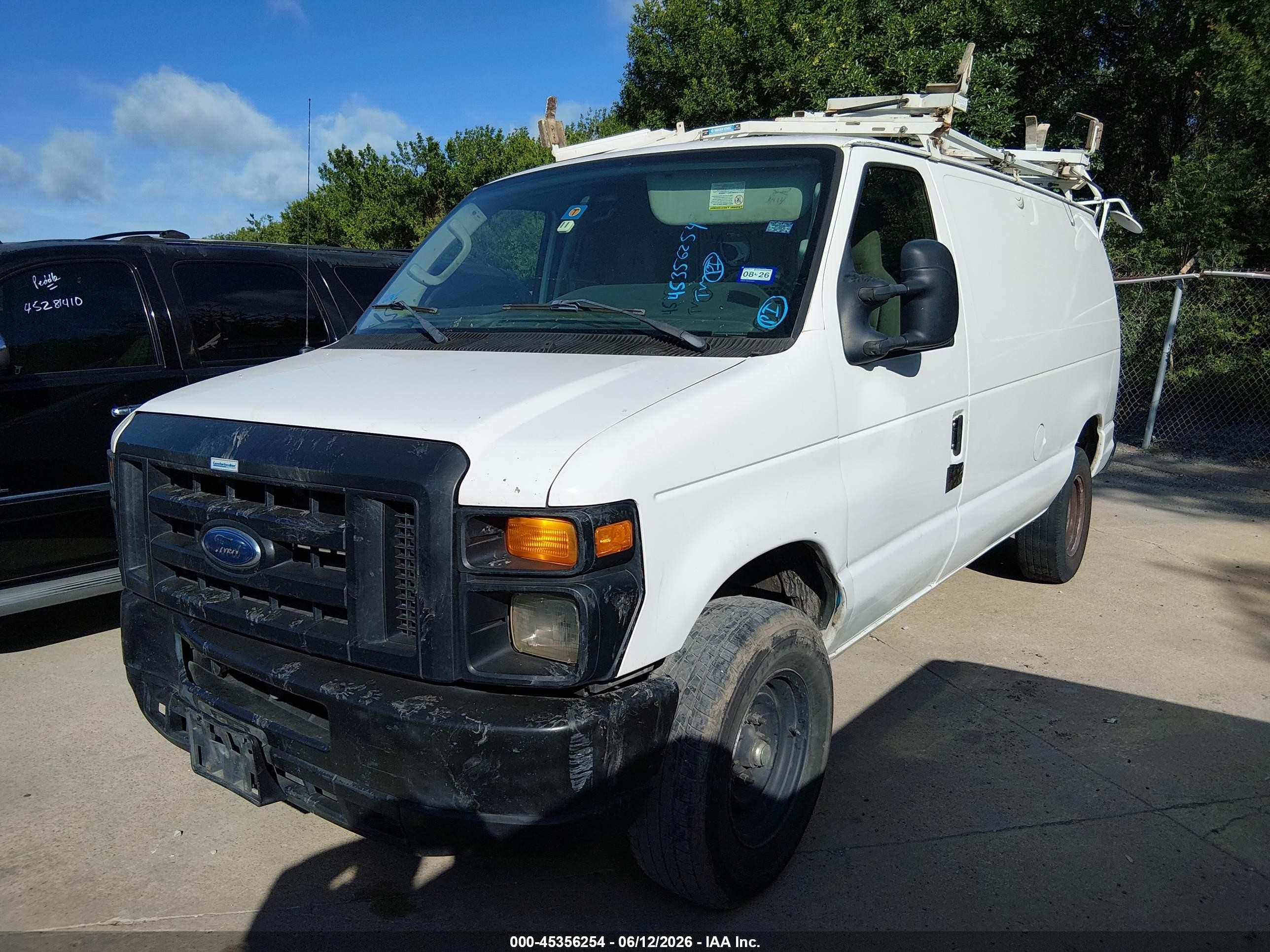 2012 Ford E-250 Commercial White vin: 1FTNE2EL0CDB26085