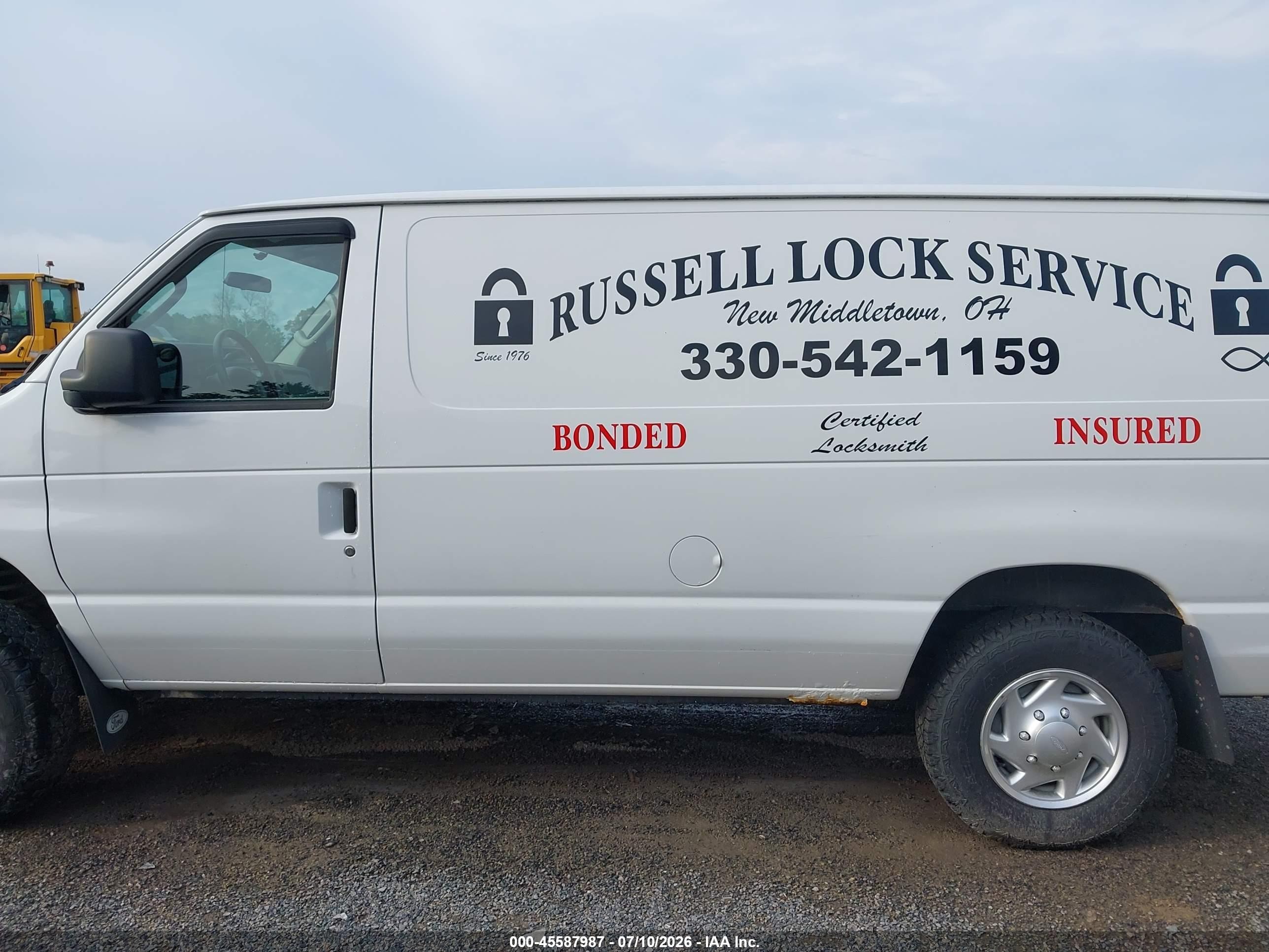 2012 Ford E-250 Commercial/recreational White vin: 1FTNE2EL1CDA37481