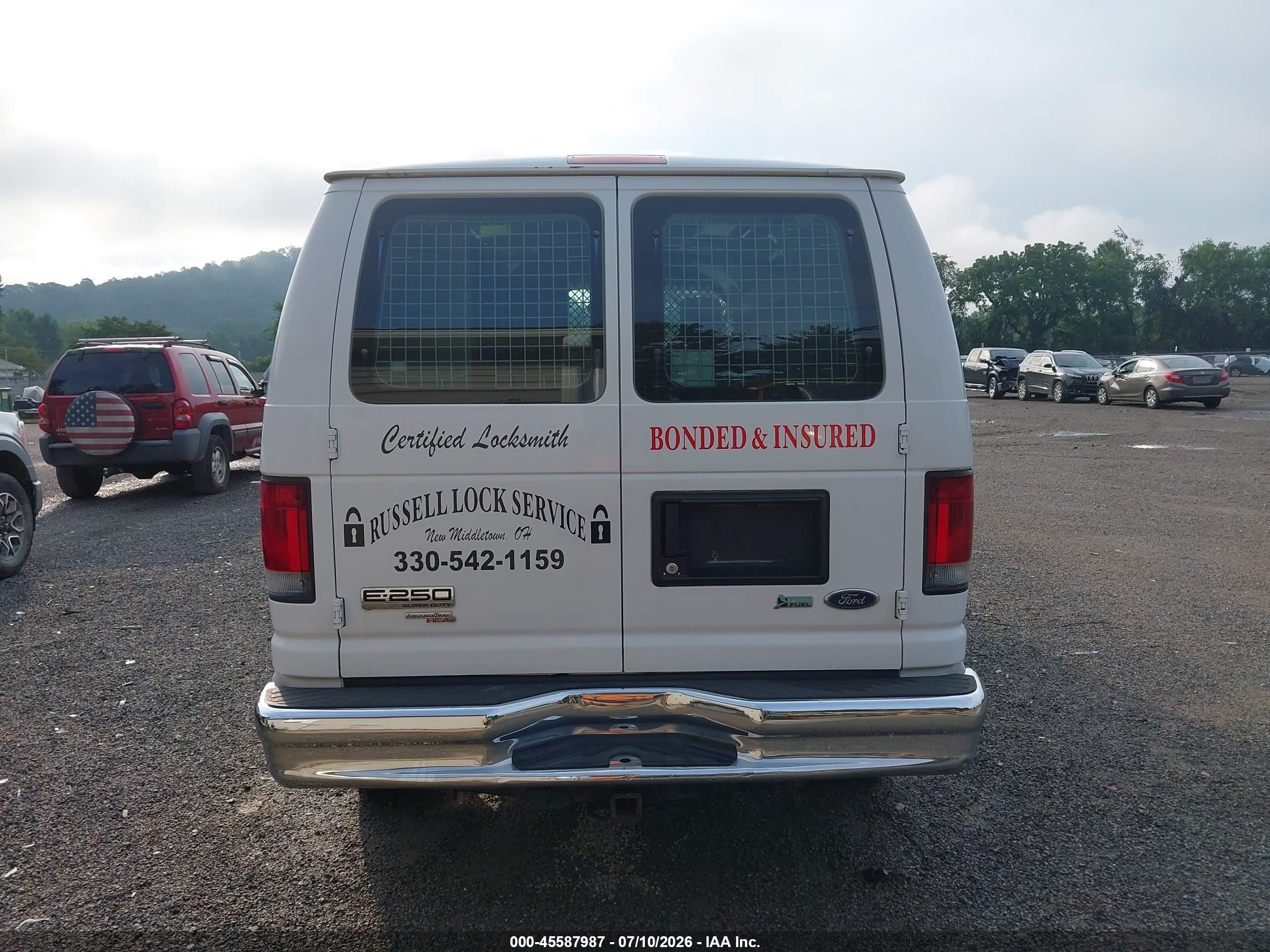 2012 Ford E-250 Commercial/recreational White vin: 1FTNE2EL1CDA37481
