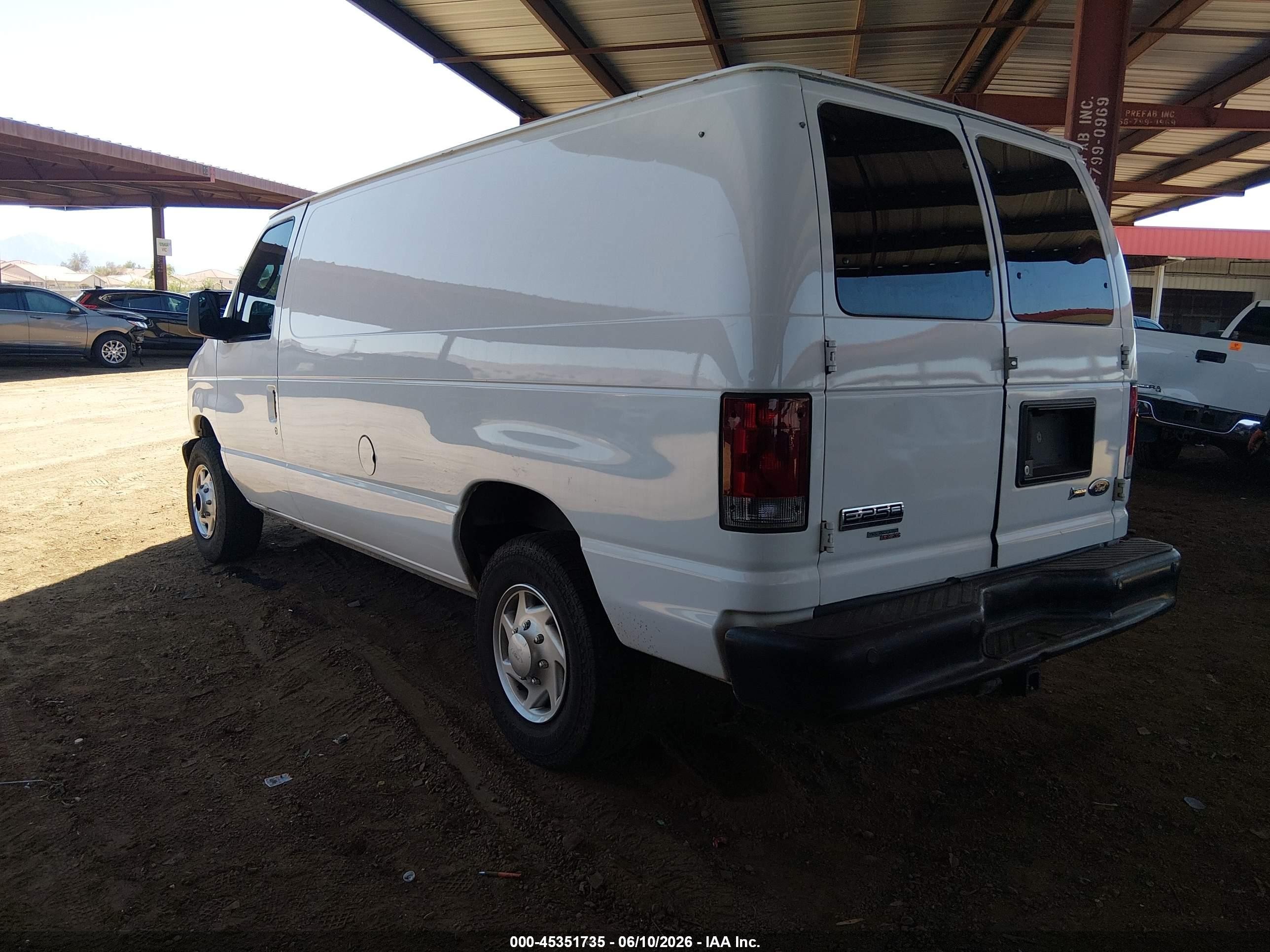 2014 Ford E-250 Commercial White vin: 1FTNE2EL1EDA56728