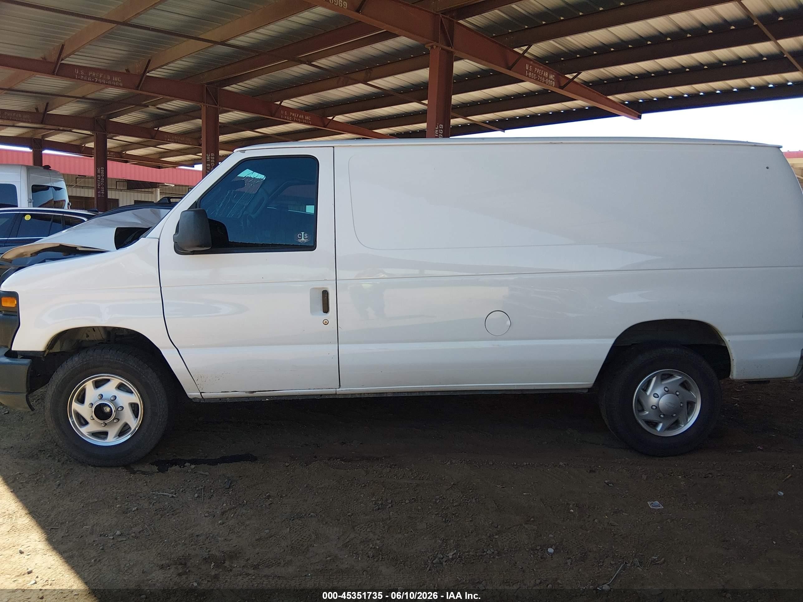 2014 Ford E-250 Commercial White vin: 1FTNE2EL1EDA56728