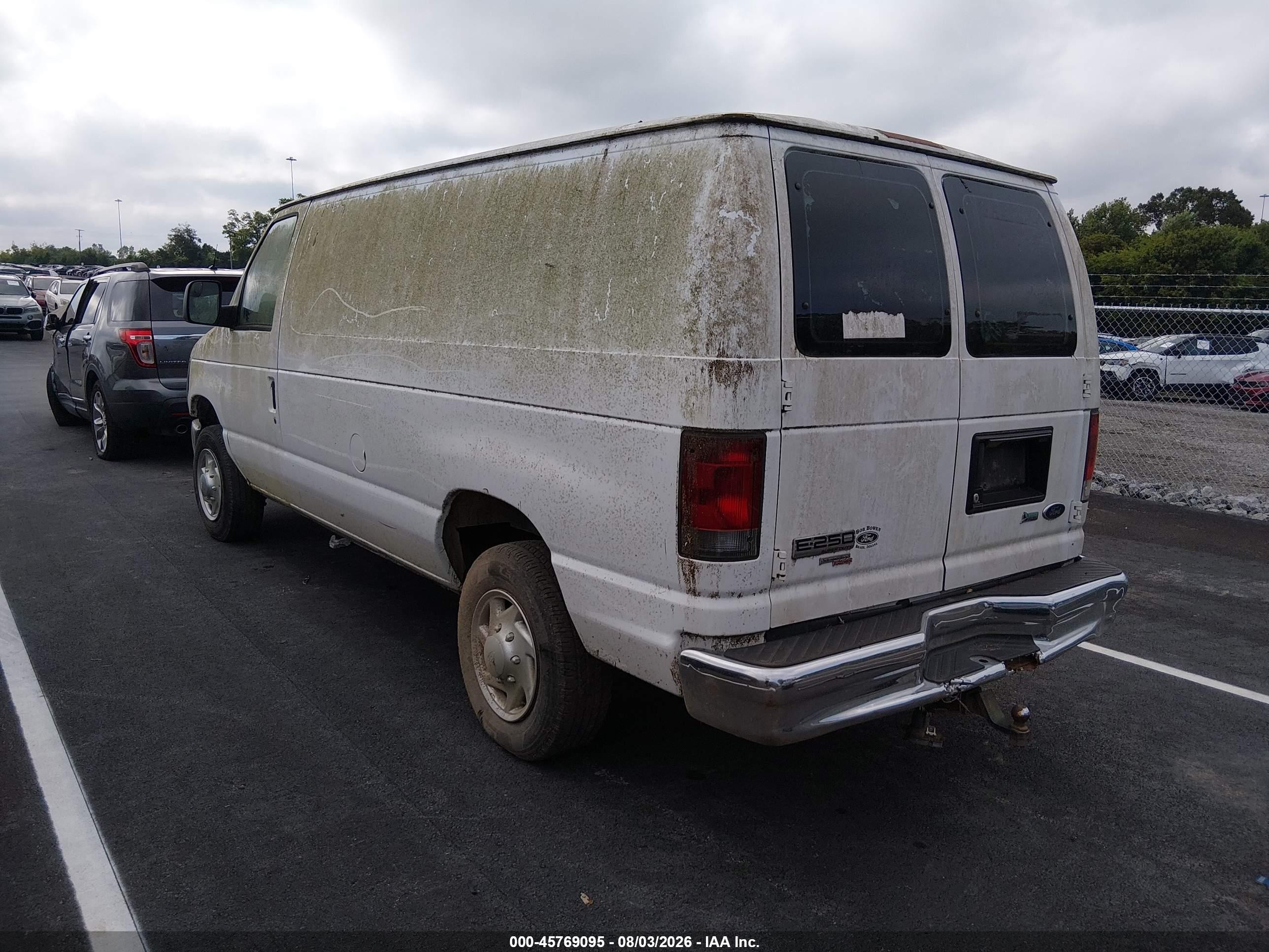 2012 Ford E-250 Commercial White vin: 1FTNE2EL2CDA35433