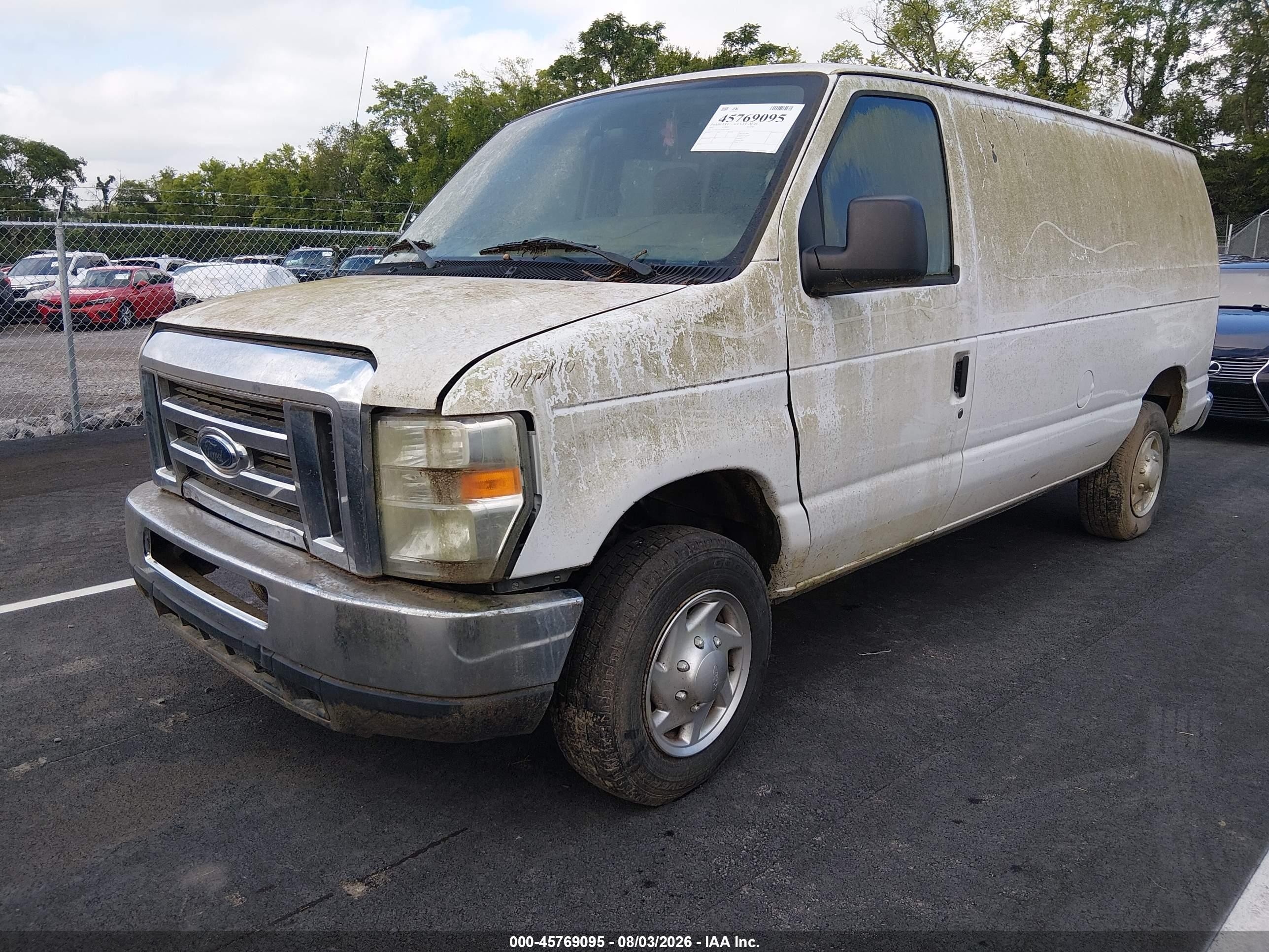 2012 Ford E-250 Commercial White vin: 1FTNE2EL2CDA35433