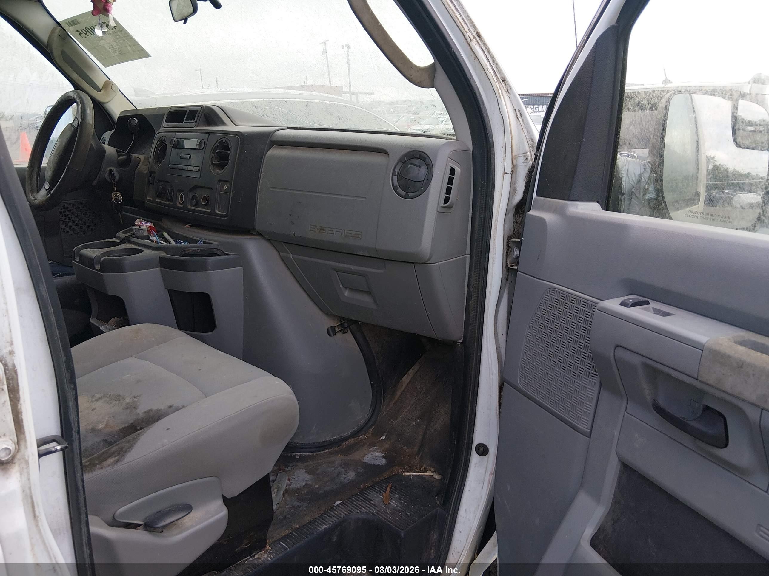 2012 Ford E-250 Commercial White vin: 1FTNE2EL2CDA35433
