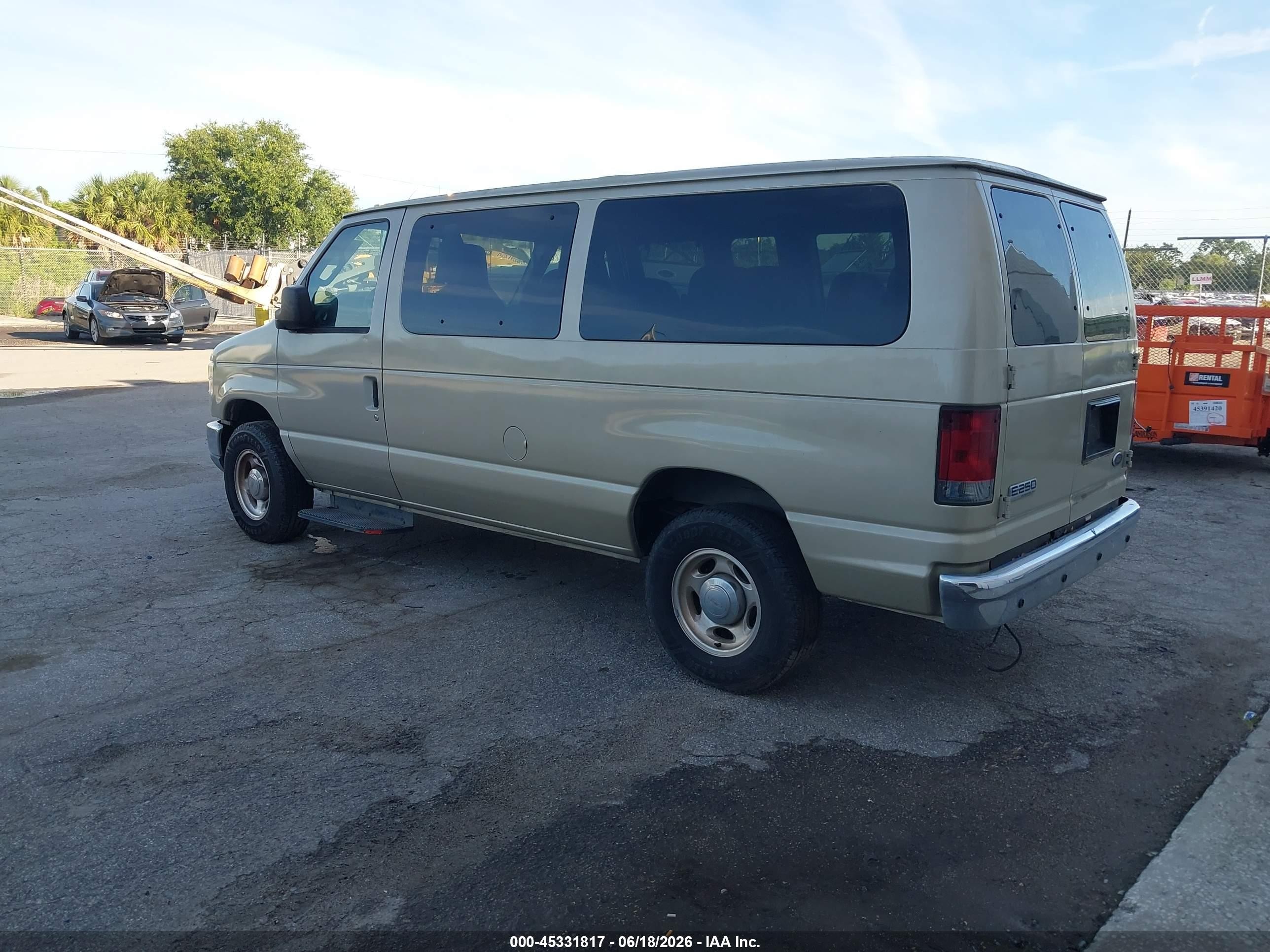 2012 Ford E-250 Commercial Gold vin: 1FTNE2EL2CDA50594