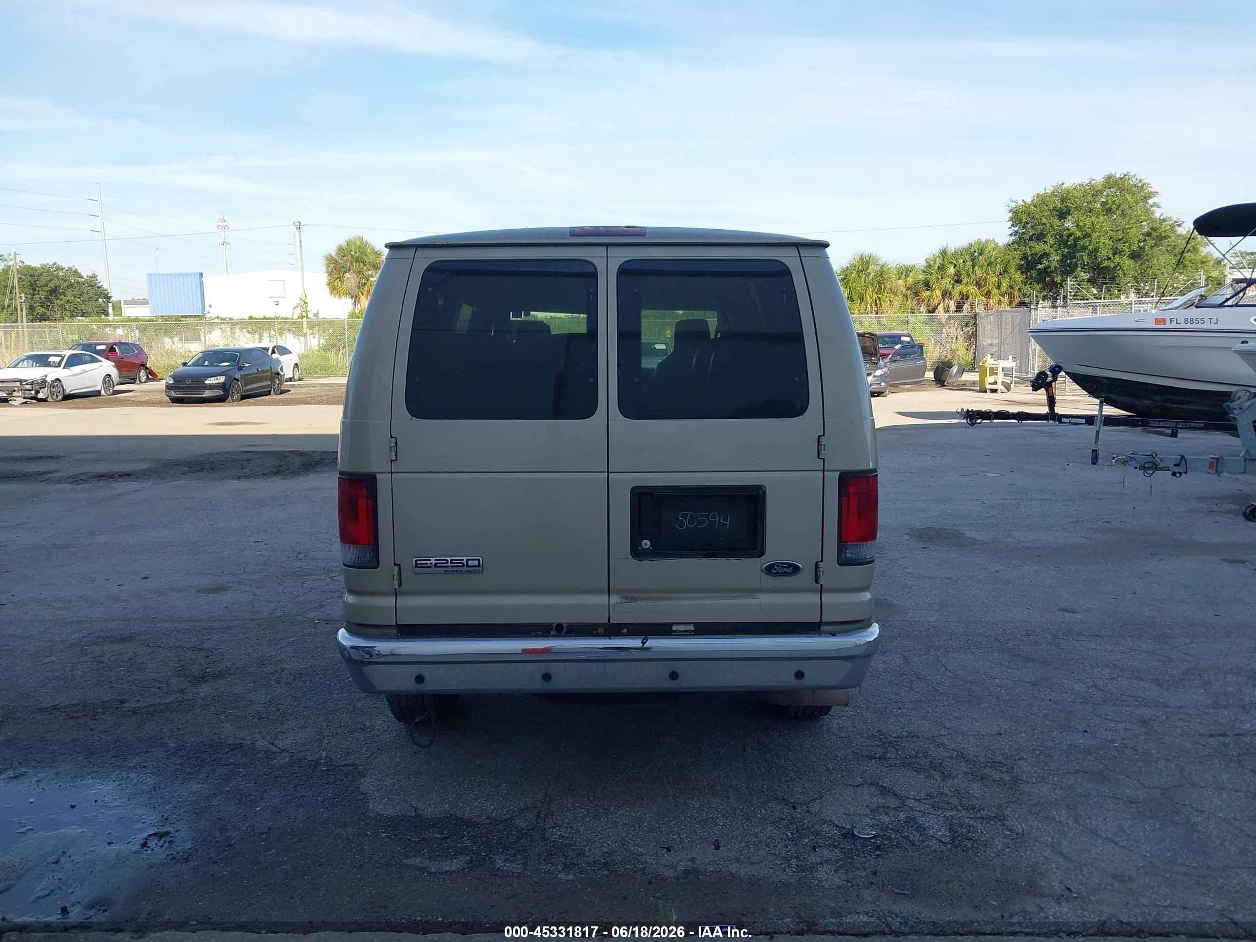 2012 Ford E-250 Commercial Gold vin: 1FTNE2EL2CDA50594
