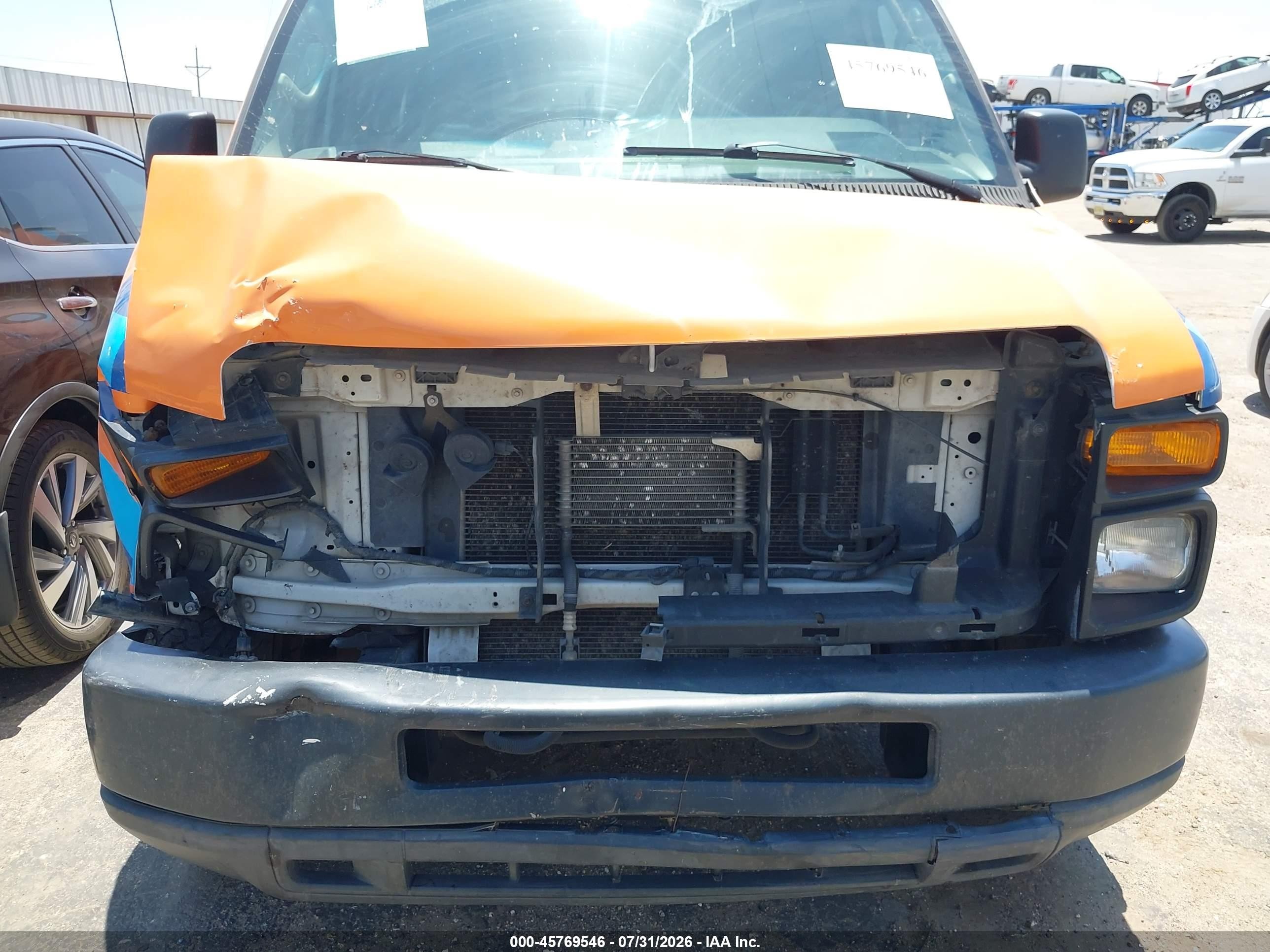 2013 Ford E-250 Commercial Orange vin: 1FTNE2EL2DDA68613