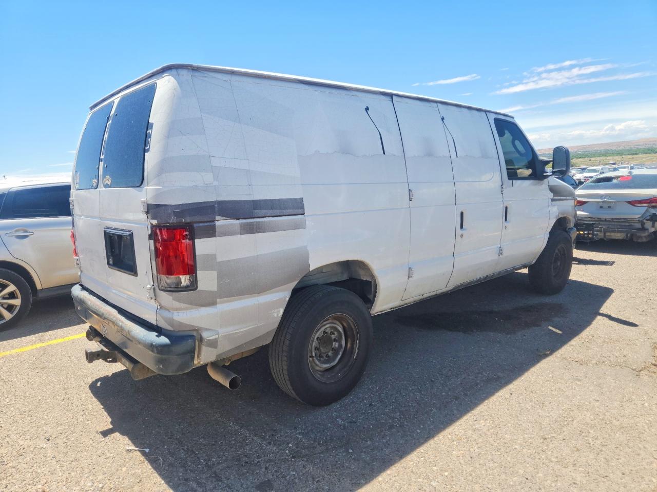 2010 Ford Econoline E250 Van White vin: 1FTNE2EL3ADA63206