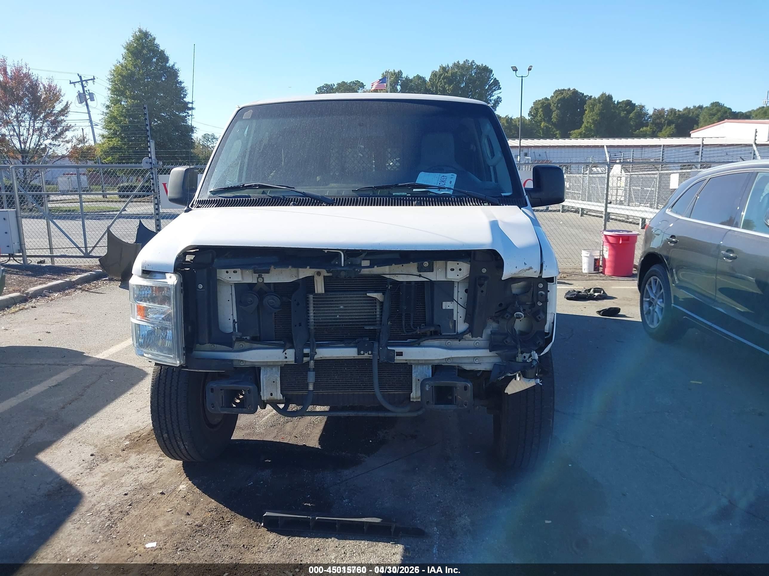 2013 Ford E-250 Commercial White vin: 1FTNE2EL4DDA10177