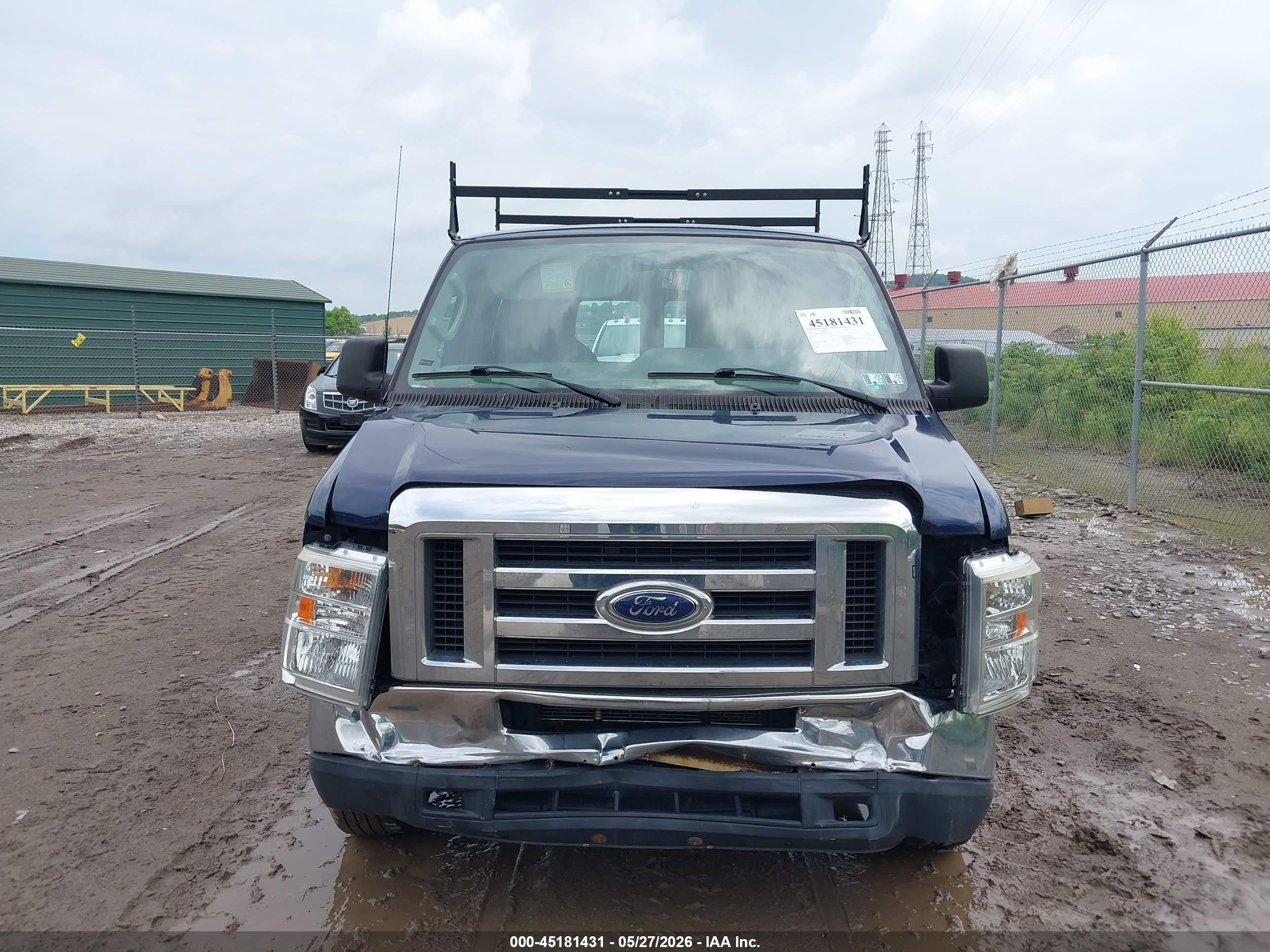 2013 Ford E-250 Commercial Blue vin: 1FTNE2EL4DDA73327
