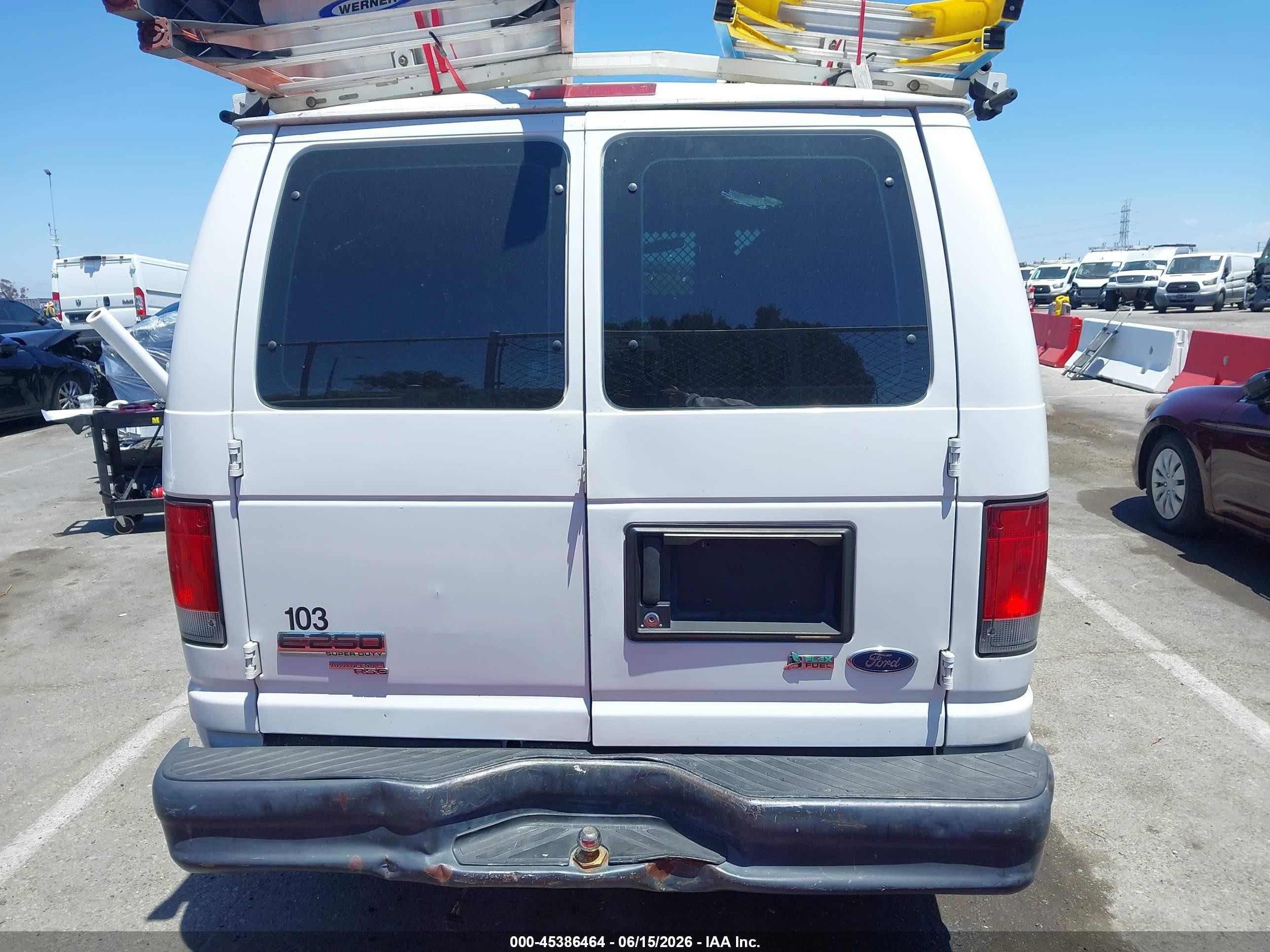 2013 Ford E-250 Commercial White vin: 1FTNE2EL4DDB32392