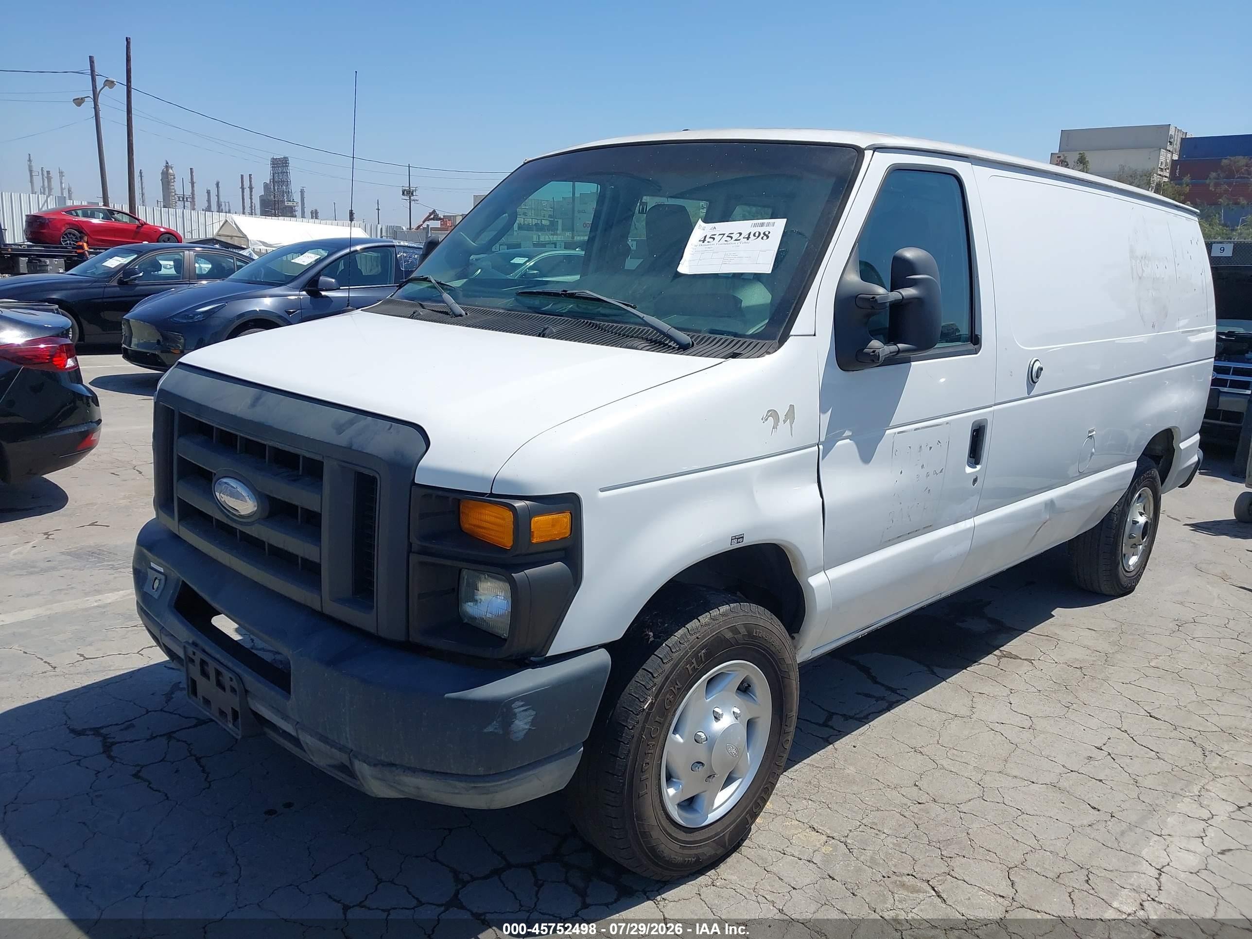 2011 Ford E-250 Commercial White vin: 1FTNE2EL6BDA10453