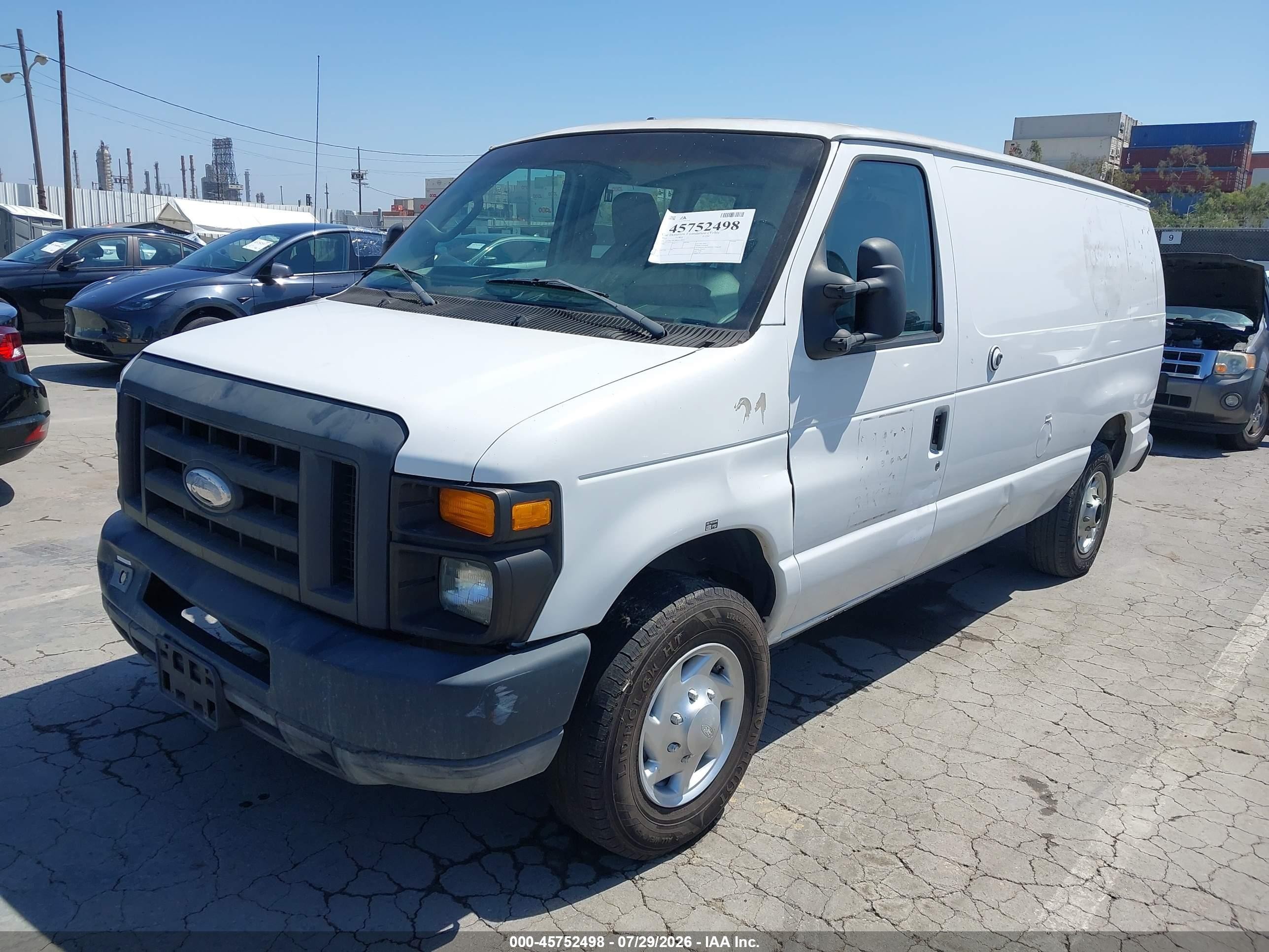2011 Ford E-250 Commercial White vin: 1FTNE2EL6BDA10453