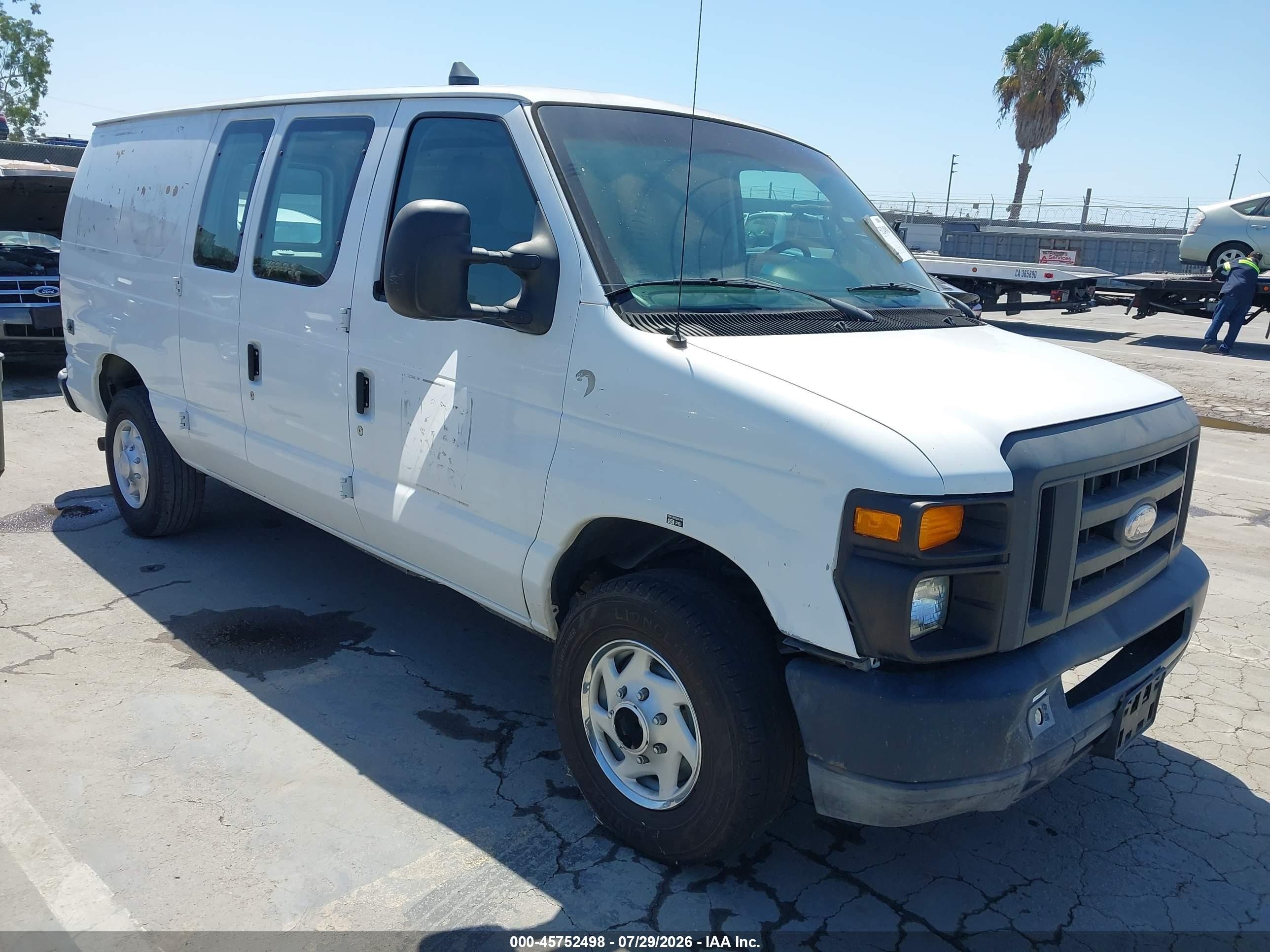 2011 Ford E-250 Commercial White vin: 1FTNE2EL6BDA10453