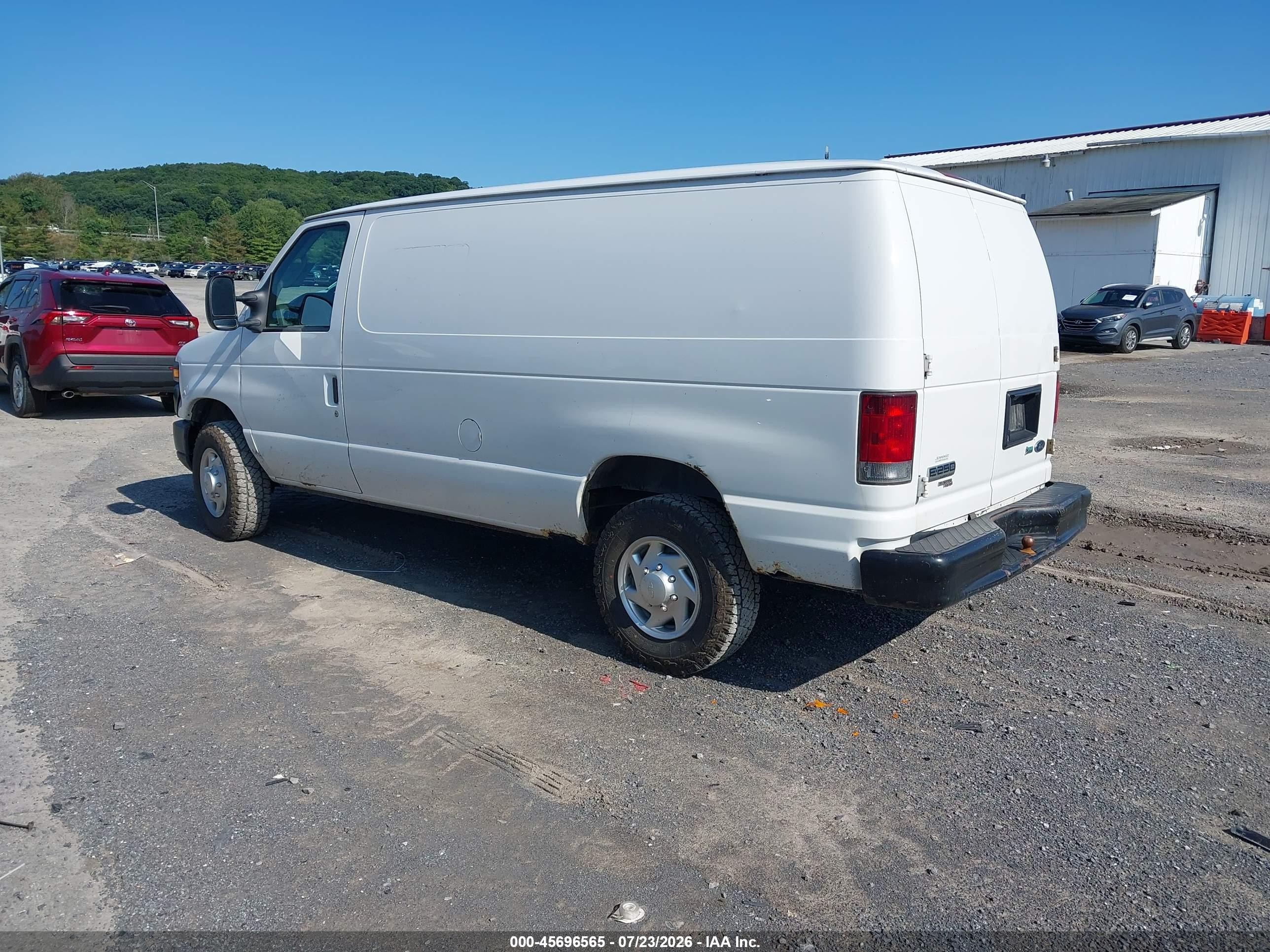 2012 Ford E-250 Commercial White vin: 1FTNE2EL6CDA69360