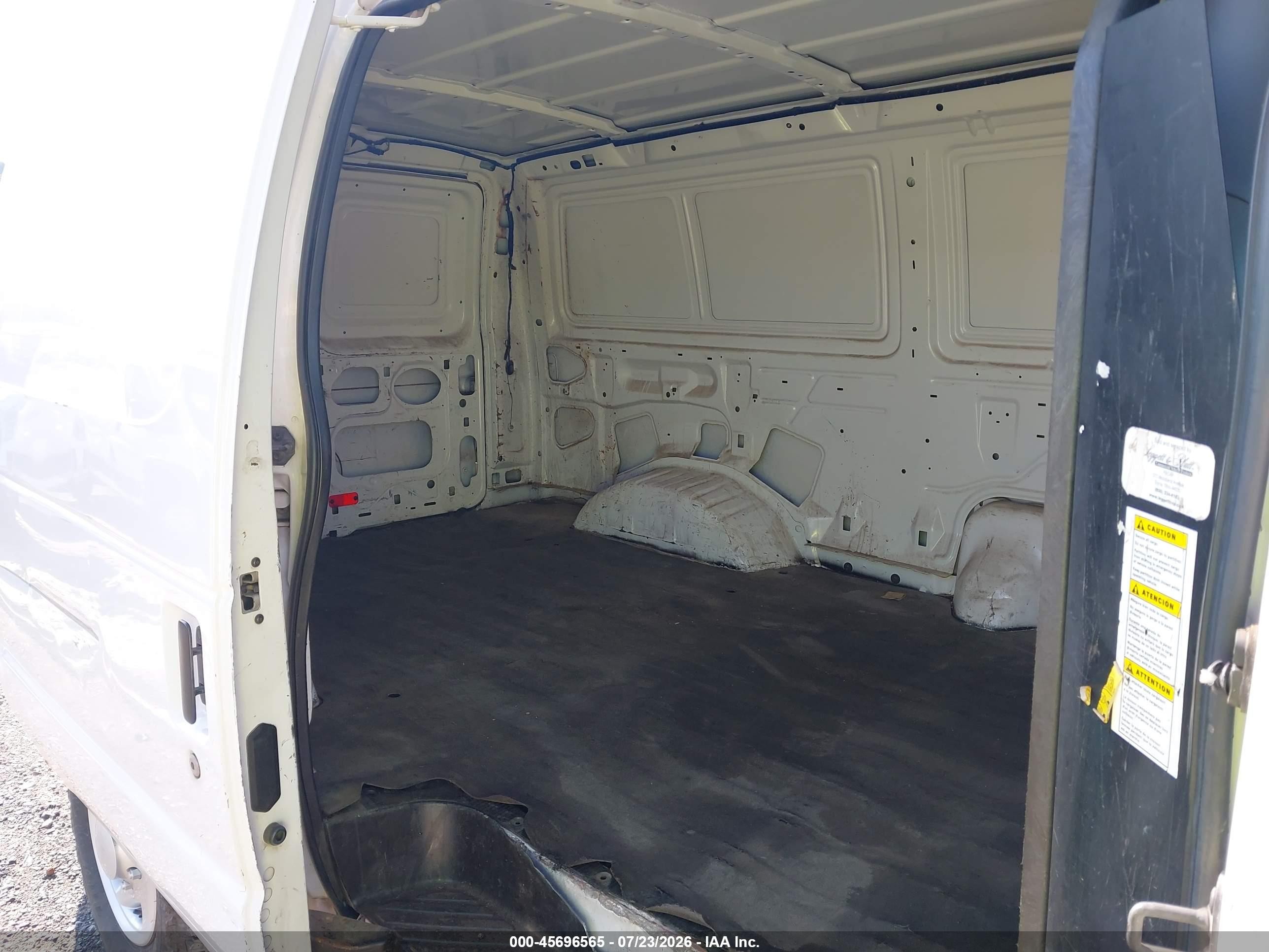 2012 Ford E-250 Commercial White vin: 1FTNE2EL6CDA69360