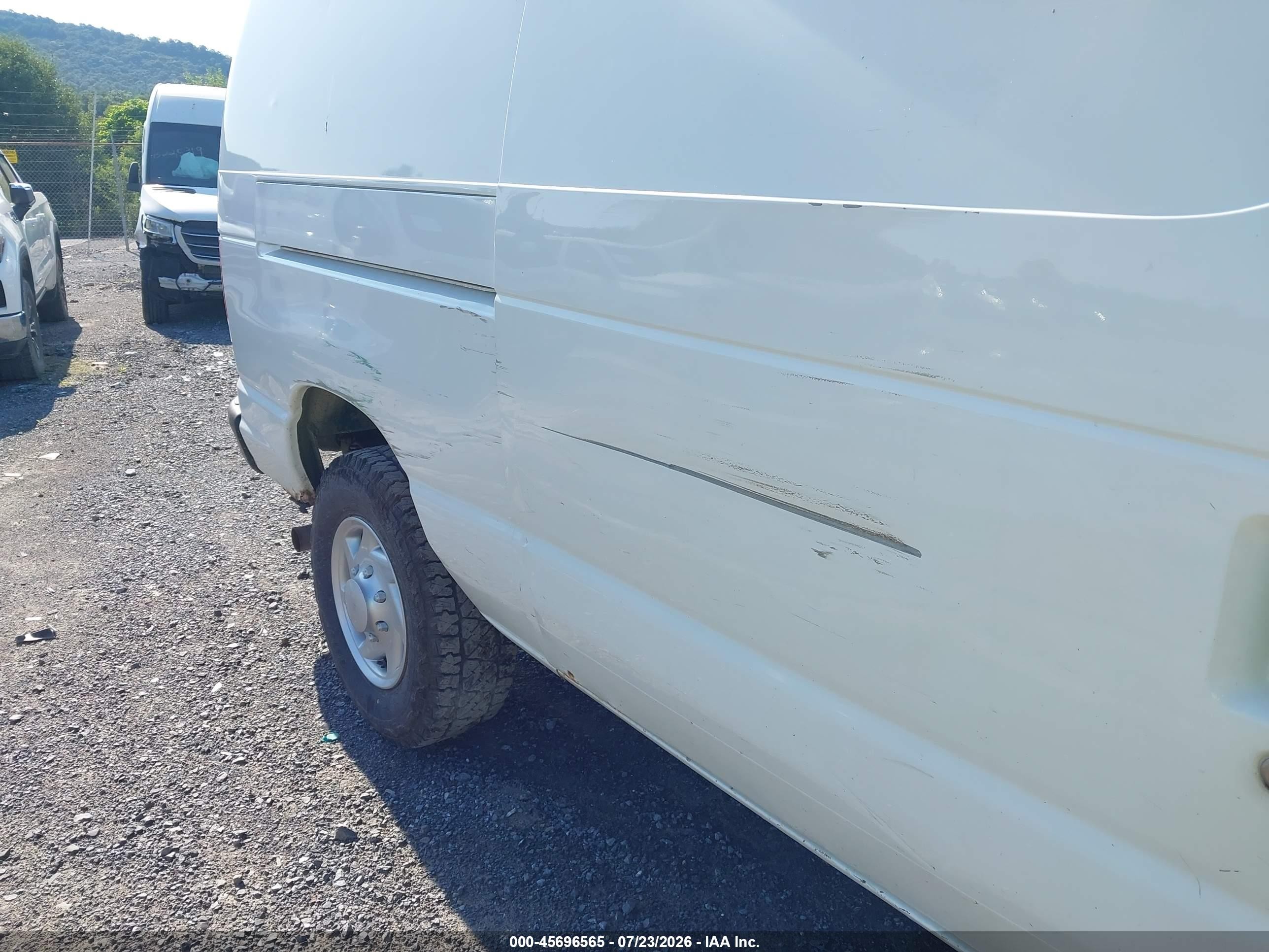 2012 Ford E-250 Commercial White vin: 1FTNE2EL6CDA69360