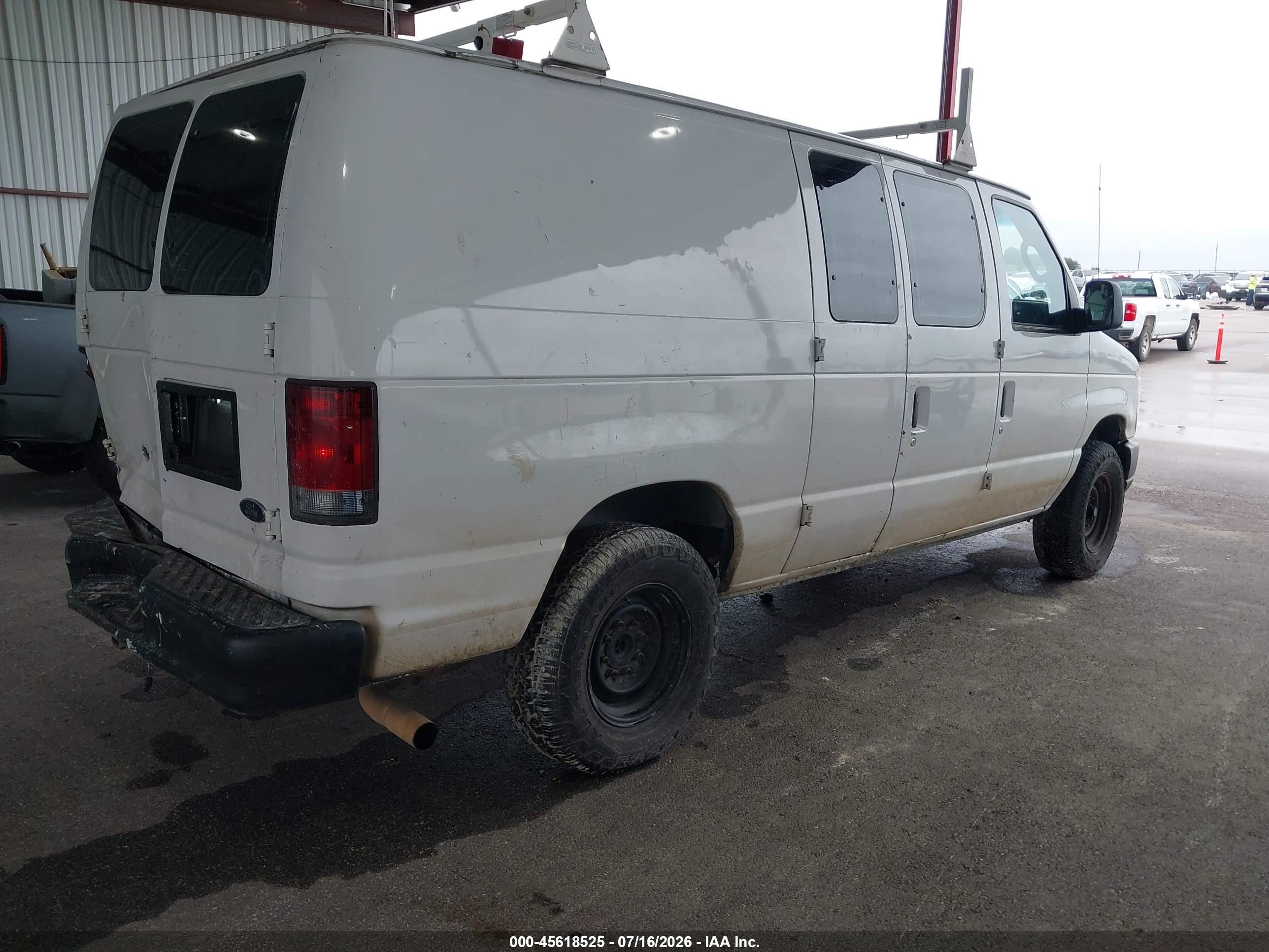 2013 Ford E-250 Commercial White vin: 1FTNE2EL6DDA71112
