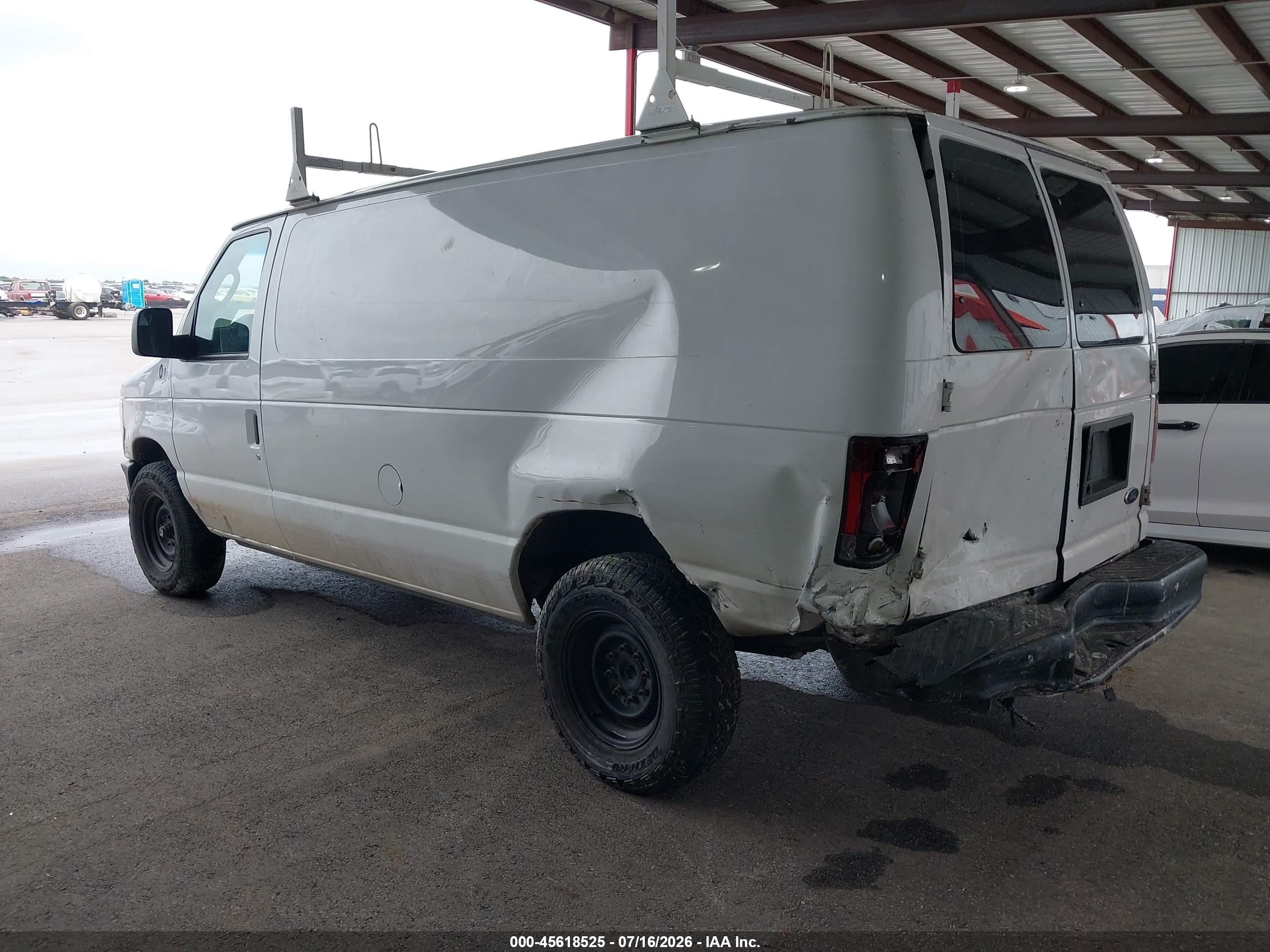 2013 Ford E-250 Commercial White vin: 1FTNE2EL6DDA71112