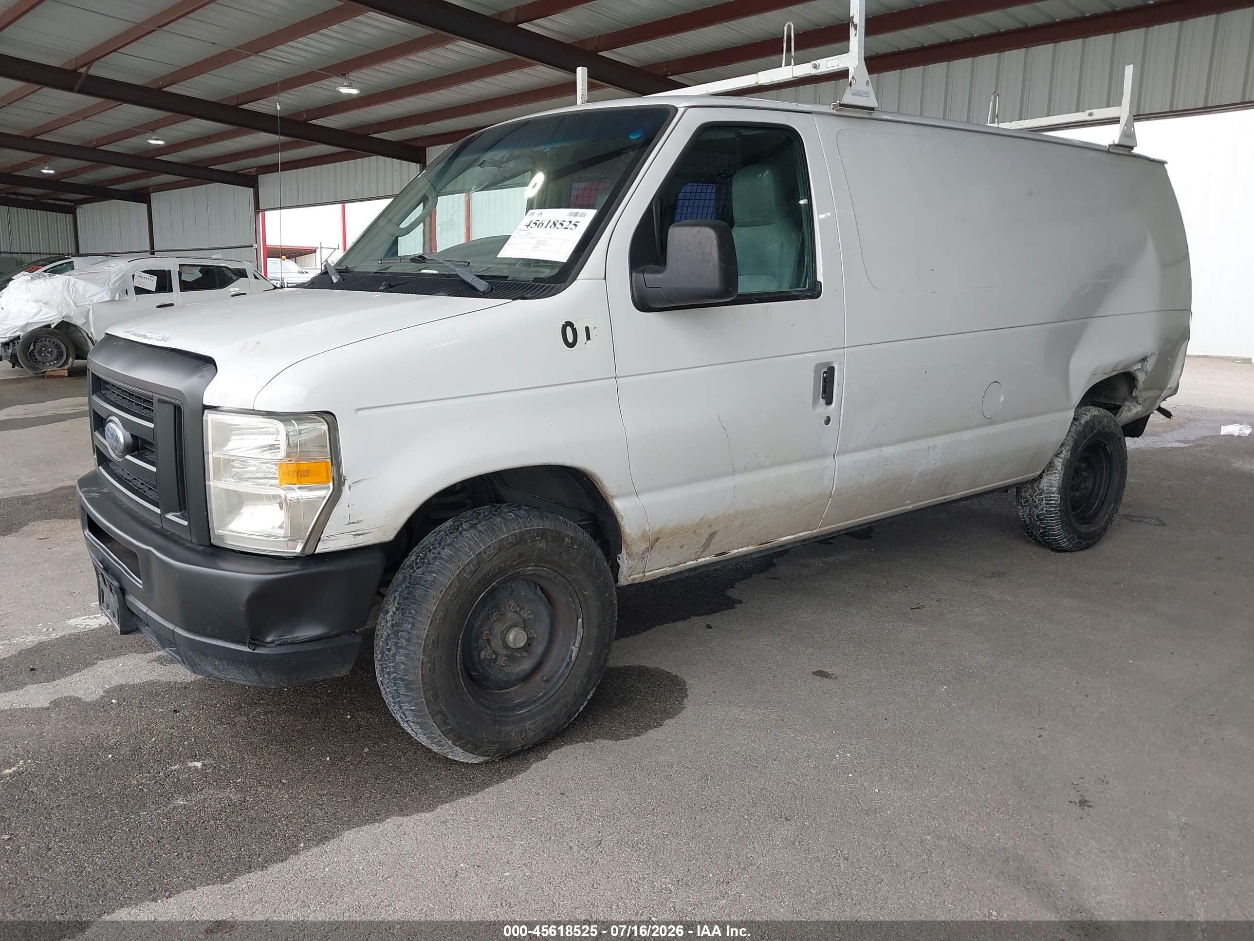2013 Ford E-250 Commercial White vin: 1FTNE2EL6DDA71112