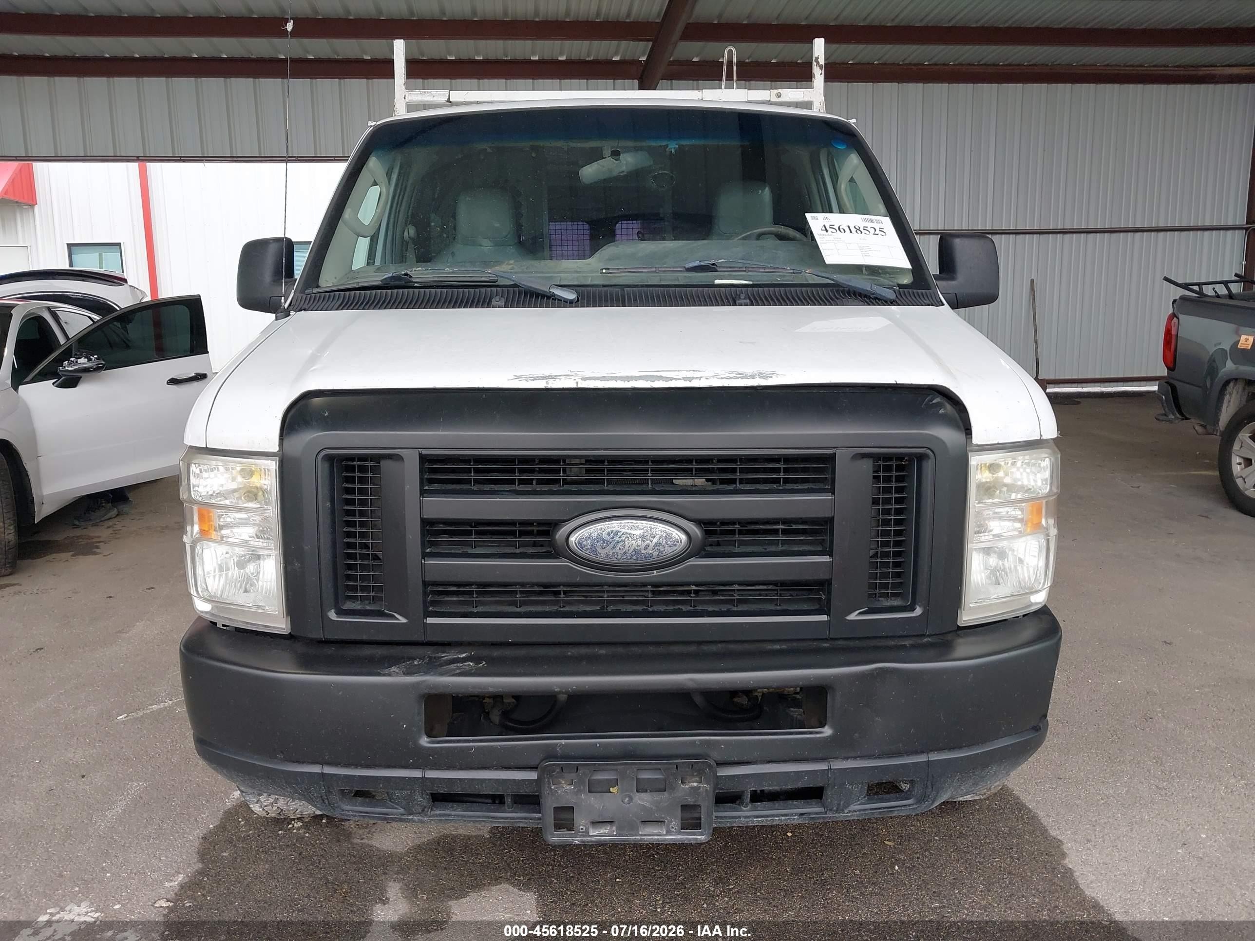 2013 Ford E-250 Commercial White vin: 1FTNE2EL6DDA71112
