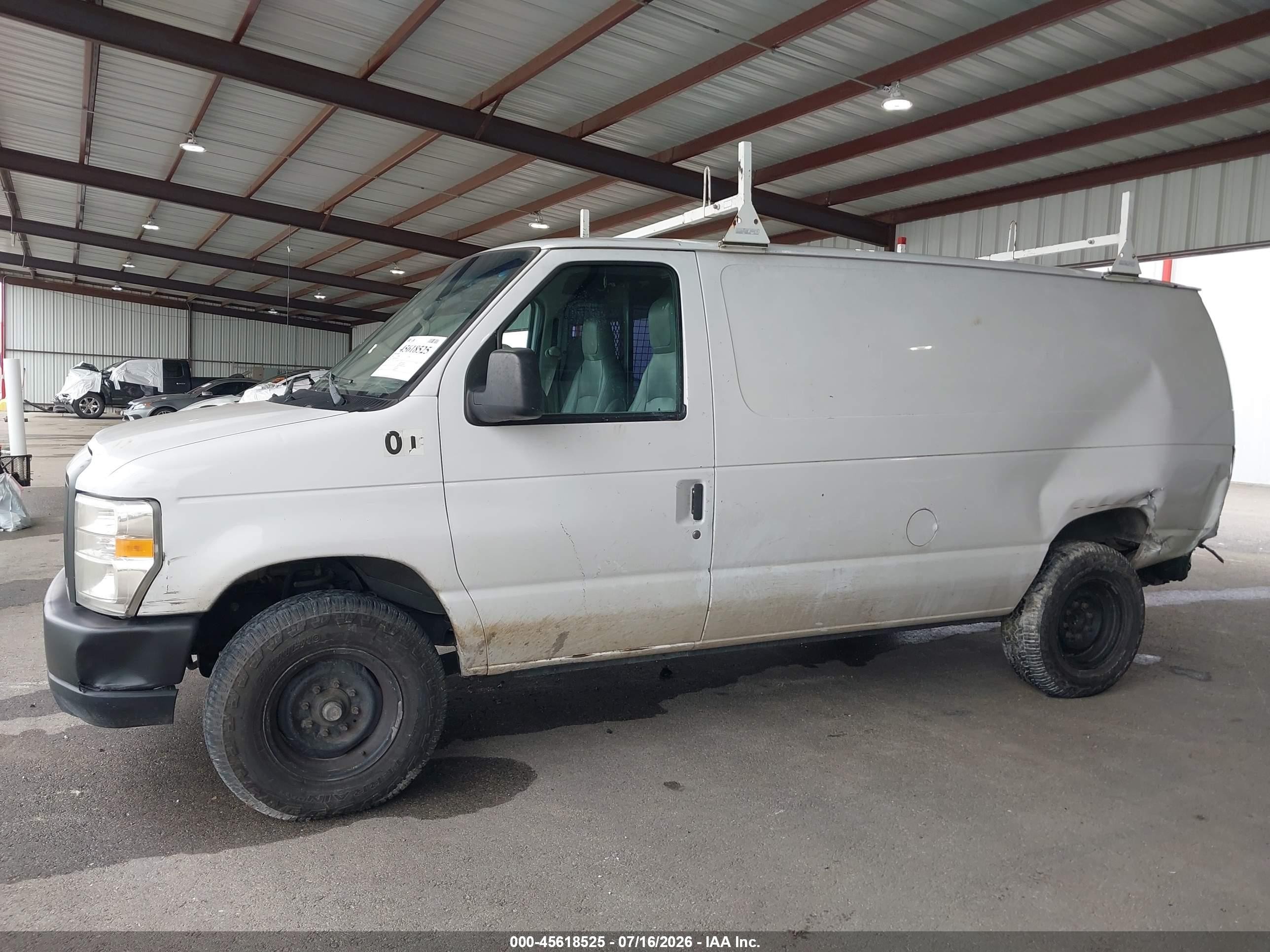 2013 Ford E-250 Commercial White vin: 1FTNE2EL6DDA71112