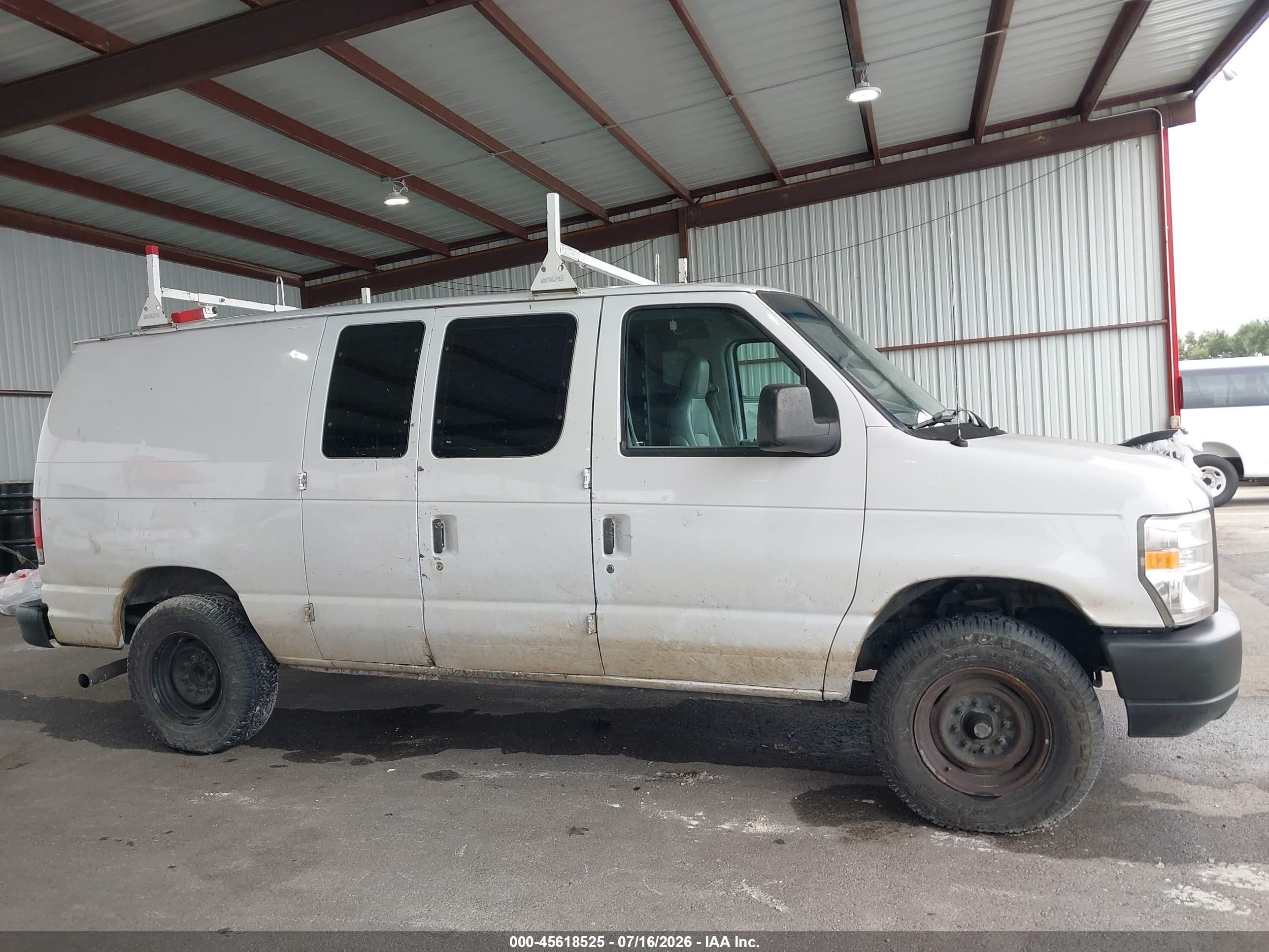 2013 Ford E-250 Commercial White vin: 1FTNE2EL6DDA71112