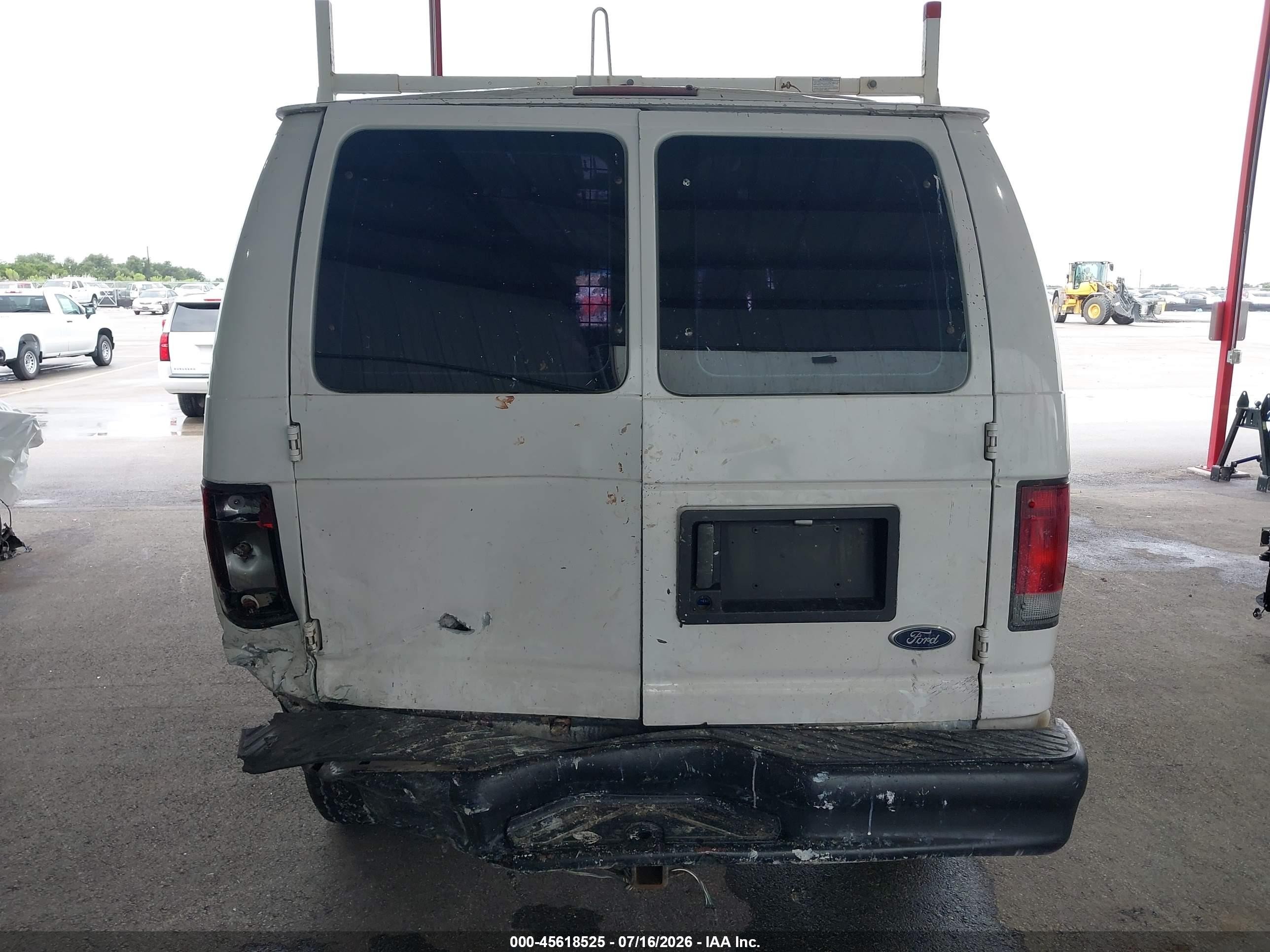 2013 Ford E-250 Commercial White vin: 1FTNE2EL6DDA71112