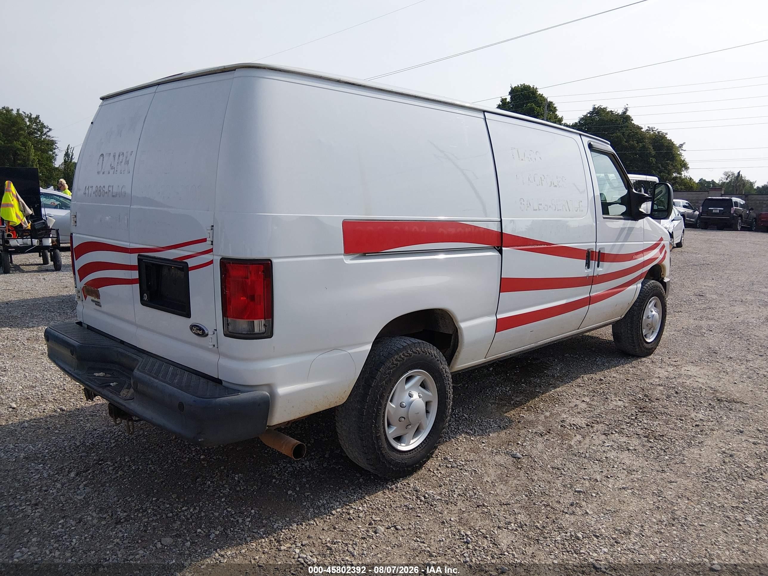 2014 Ford E-250 Commercial Белый vin: 1FTNE2EL6EDA24504