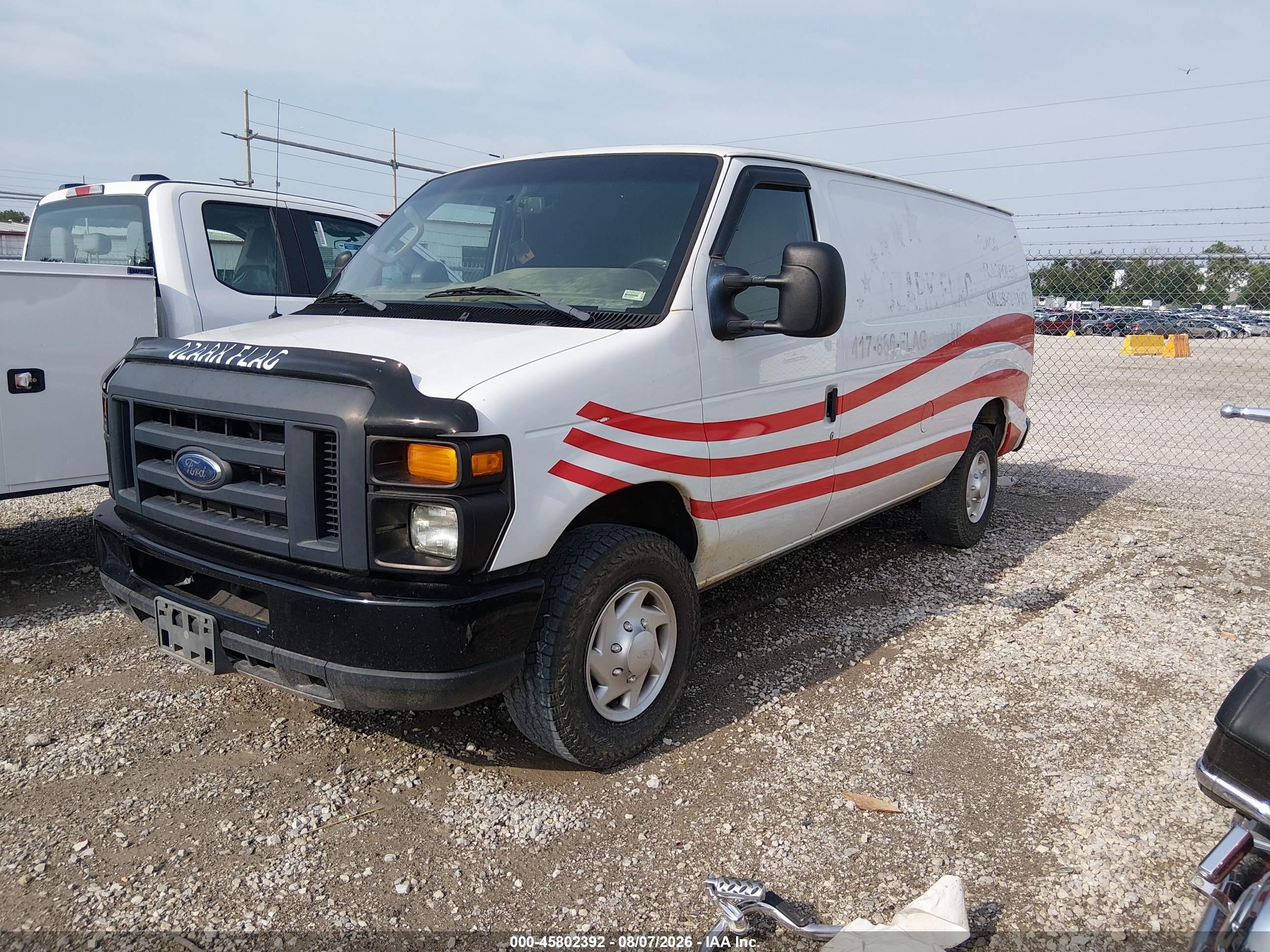 2014 Ford E-250 Commercial Белый vin: 1FTNE2EL6EDA24504