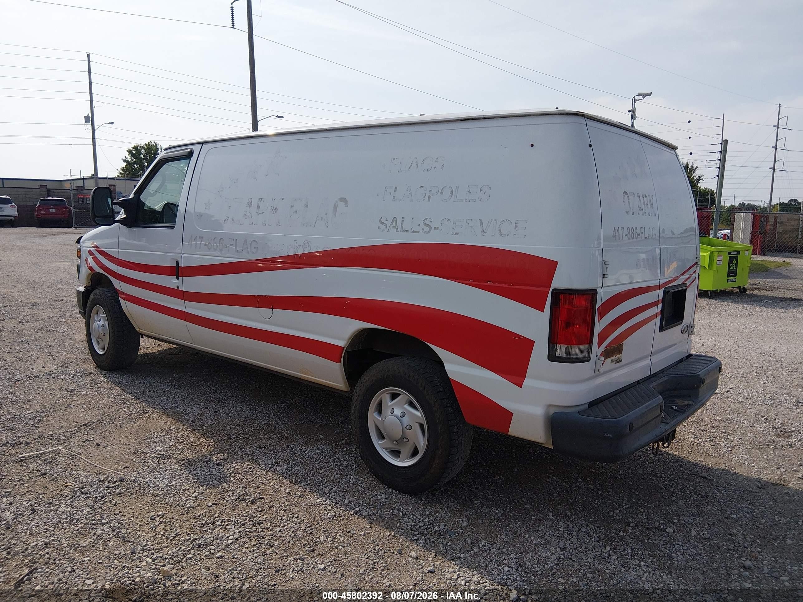 2014 Ford E-250 Commercial Белый vin: 1FTNE2EL6EDA24504