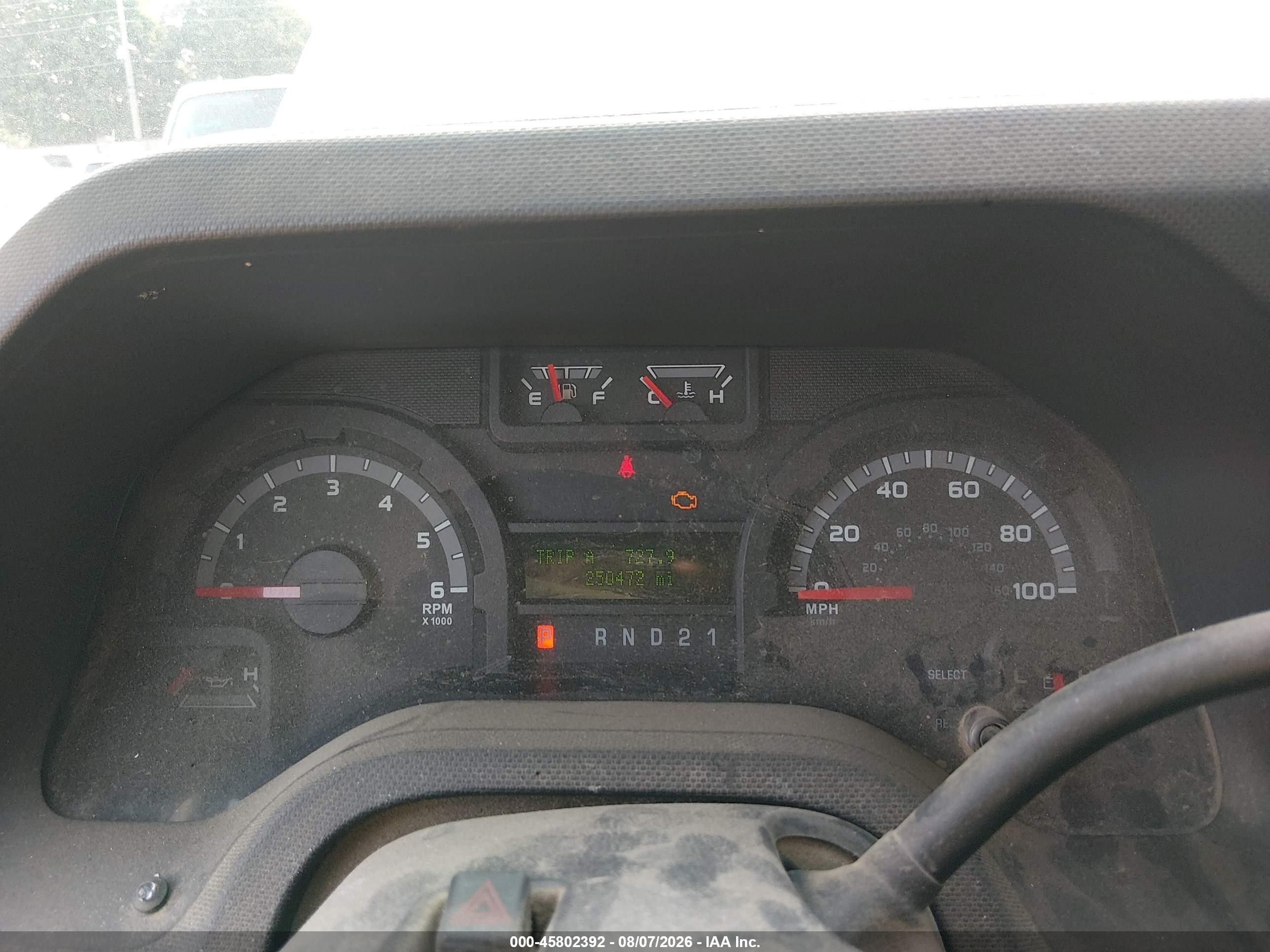 2014 Ford E-250 Commercial Белый vin: 1FTNE2EL6EDA24504