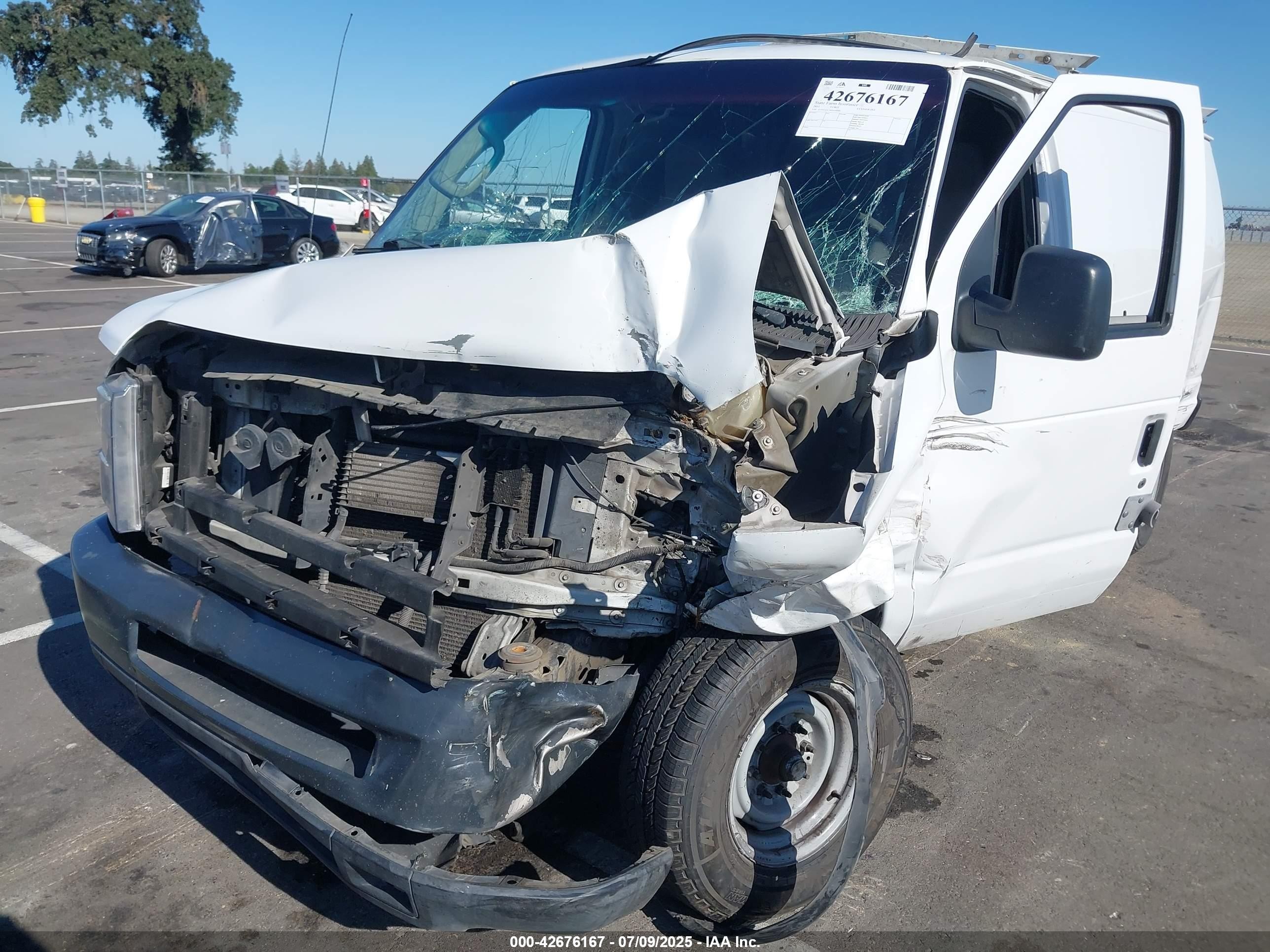 2011 Ford E-250 Commercial White vin: 1FTNE2EL7BDA94086