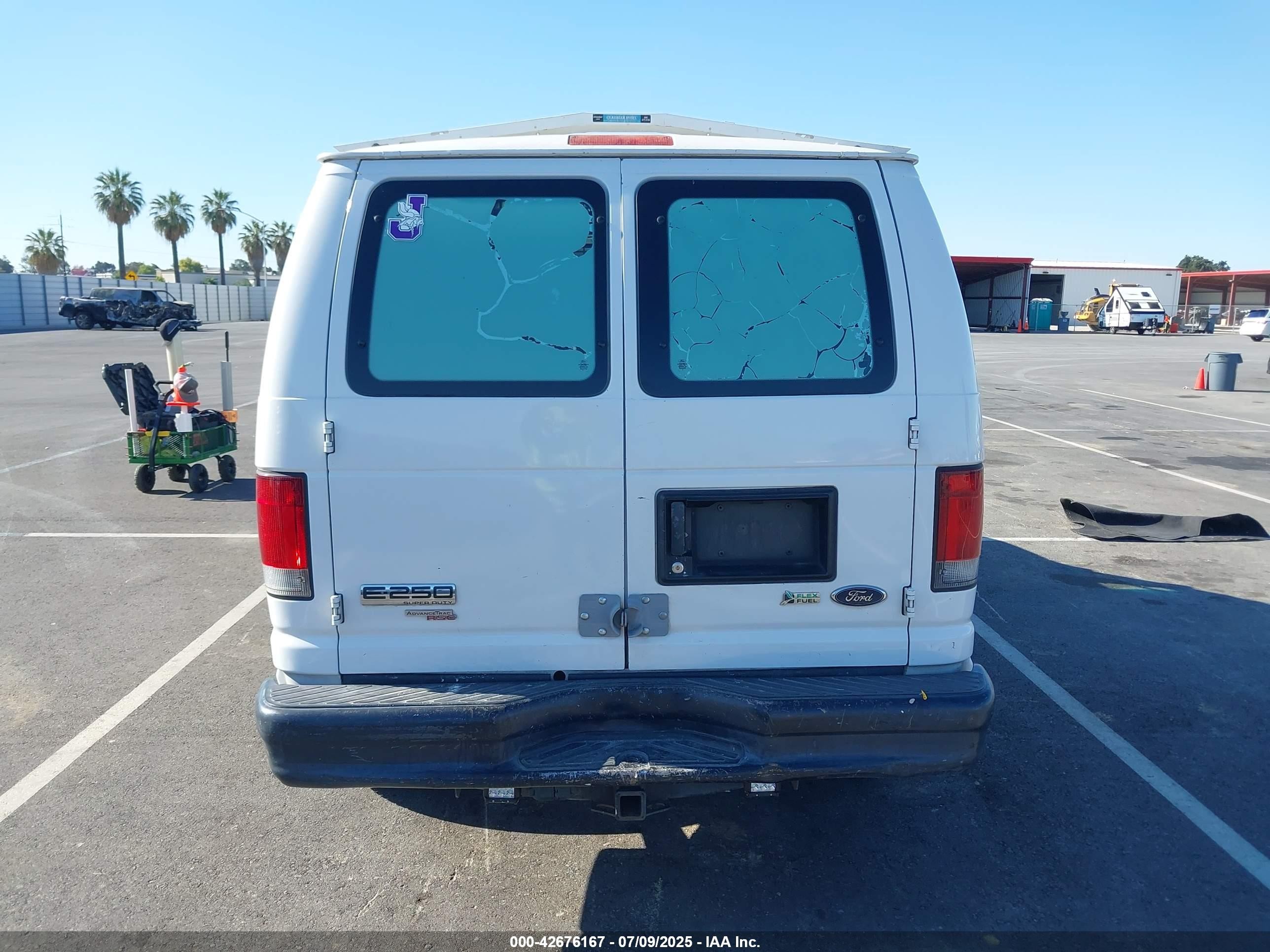 2011 Ford E-250 Commercial White vin: 1FTNE2EL7BDA94086