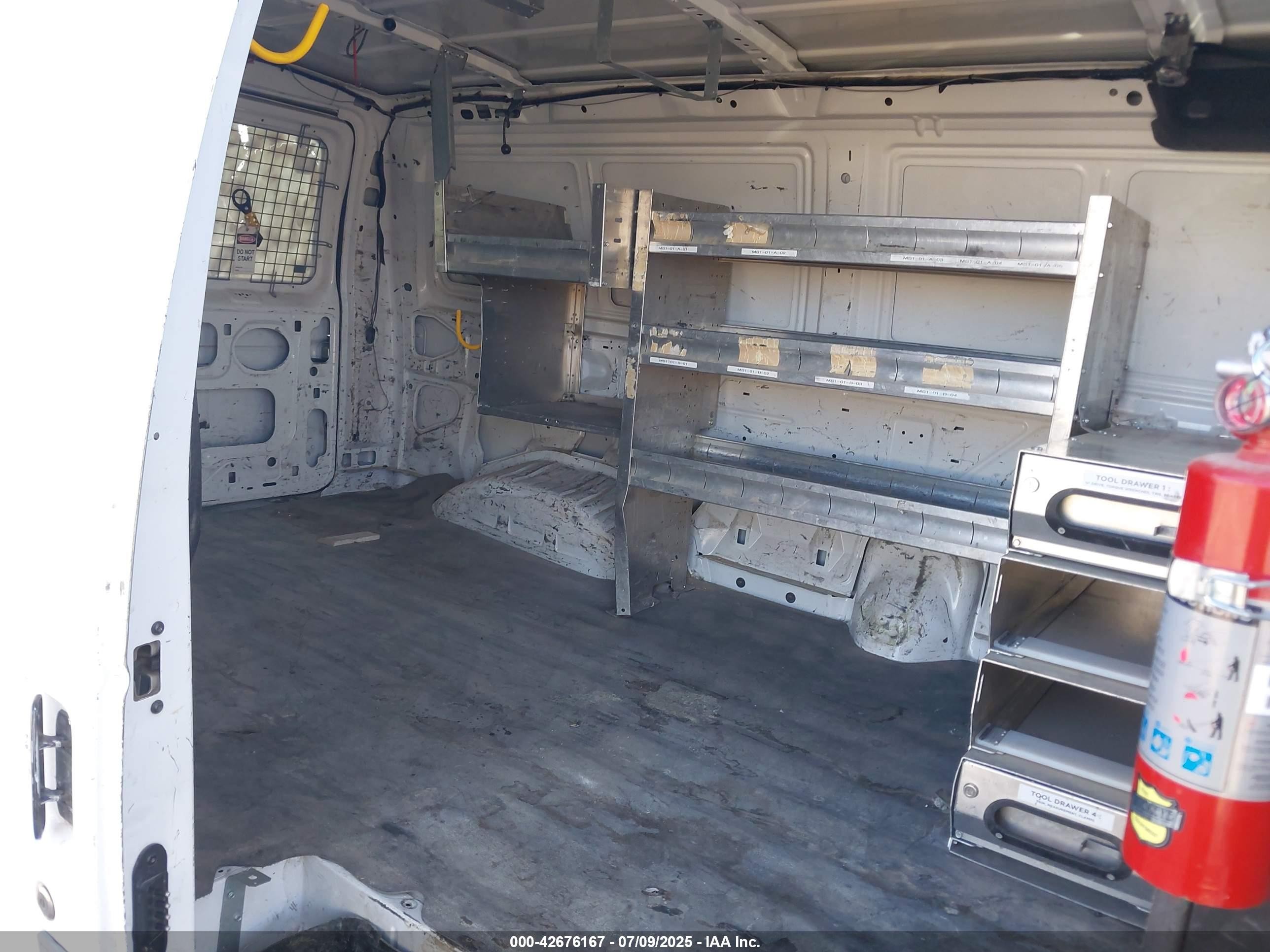 2011 Ford E-250 Commercial White vin: 1FTNE2EL7BDA94086