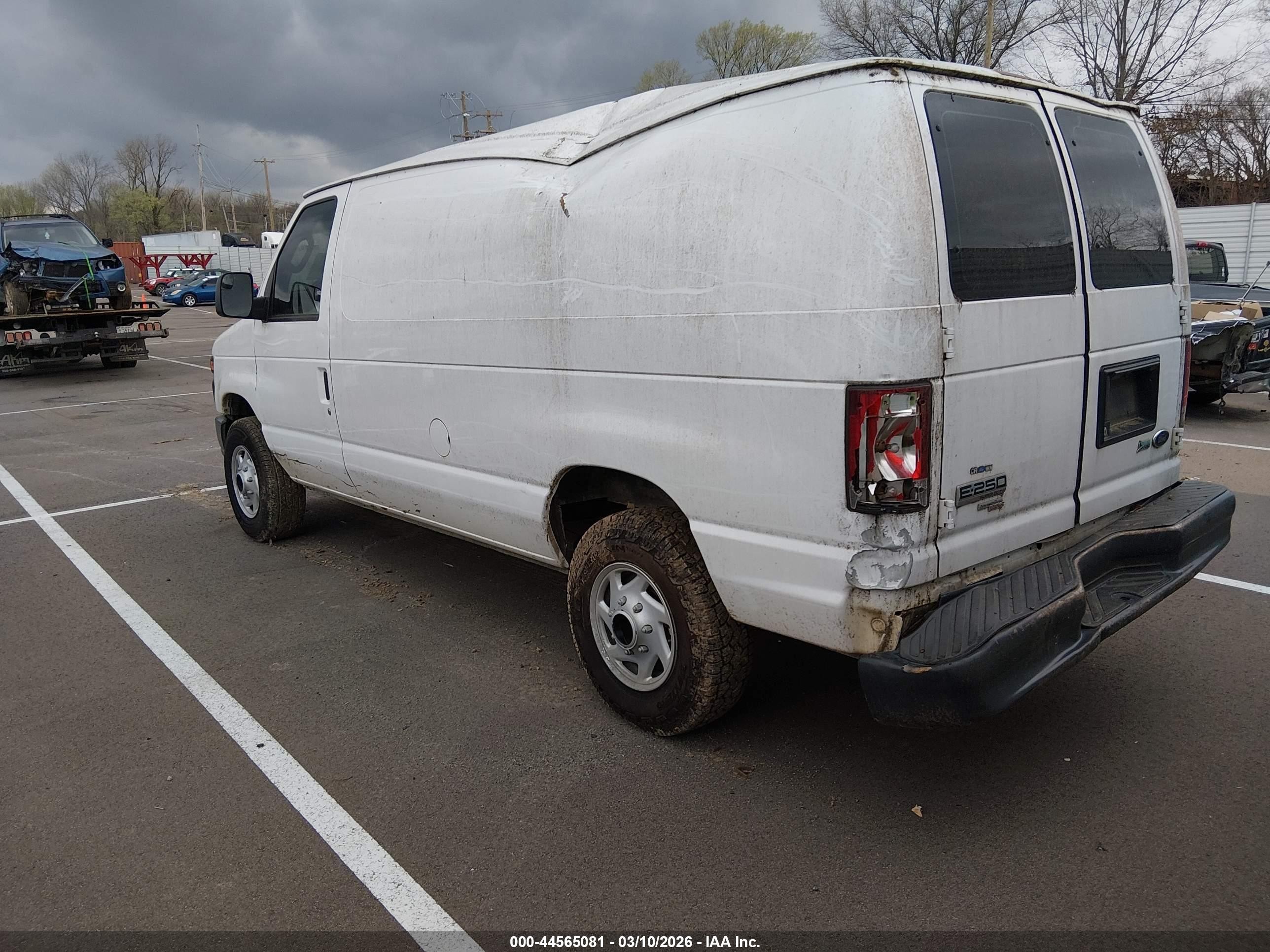 2013 Ford E-250 Commercial White vin: 1FTNE2EL7DDB13061