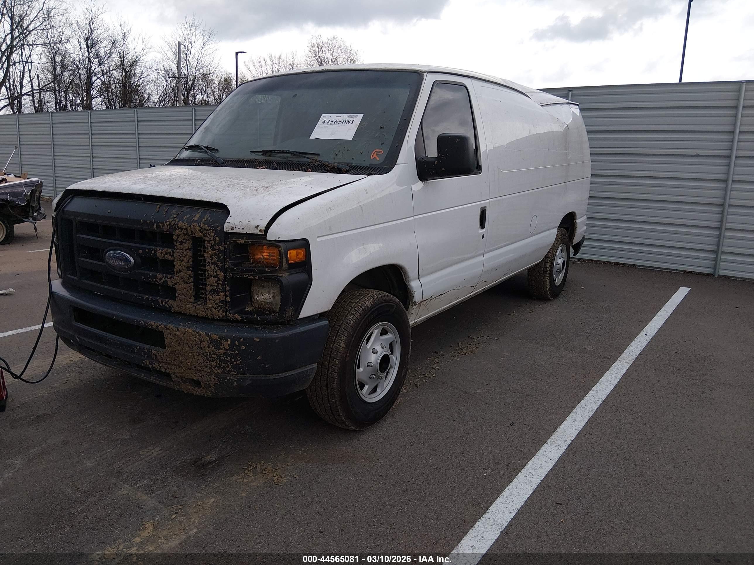 2013 Ford E-250 Commercial White vin: 1FTNE2EL7DDB13061