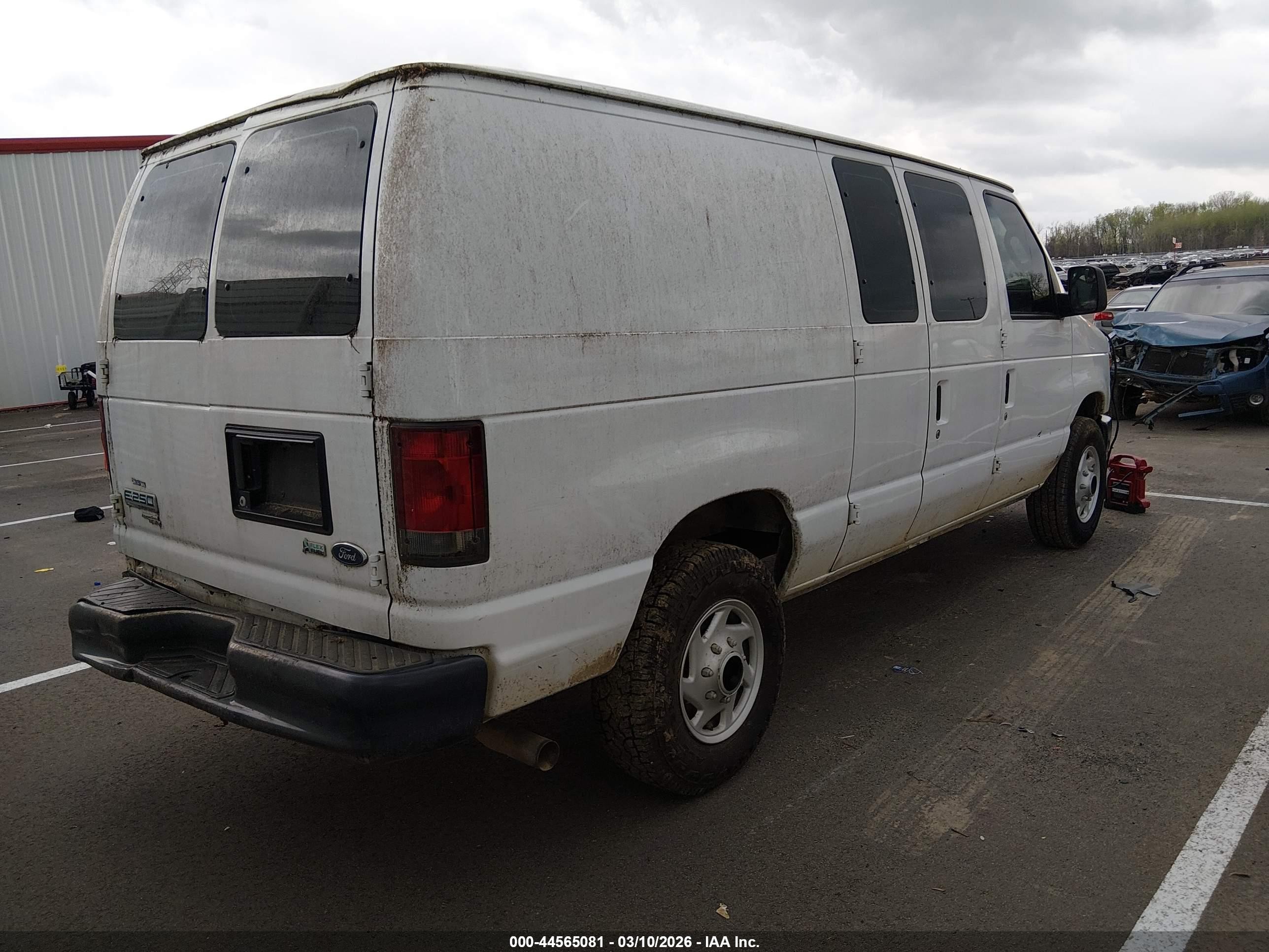 2013 Ford E-250 Commercial White vin: 1FTNE2EL7DDB13061