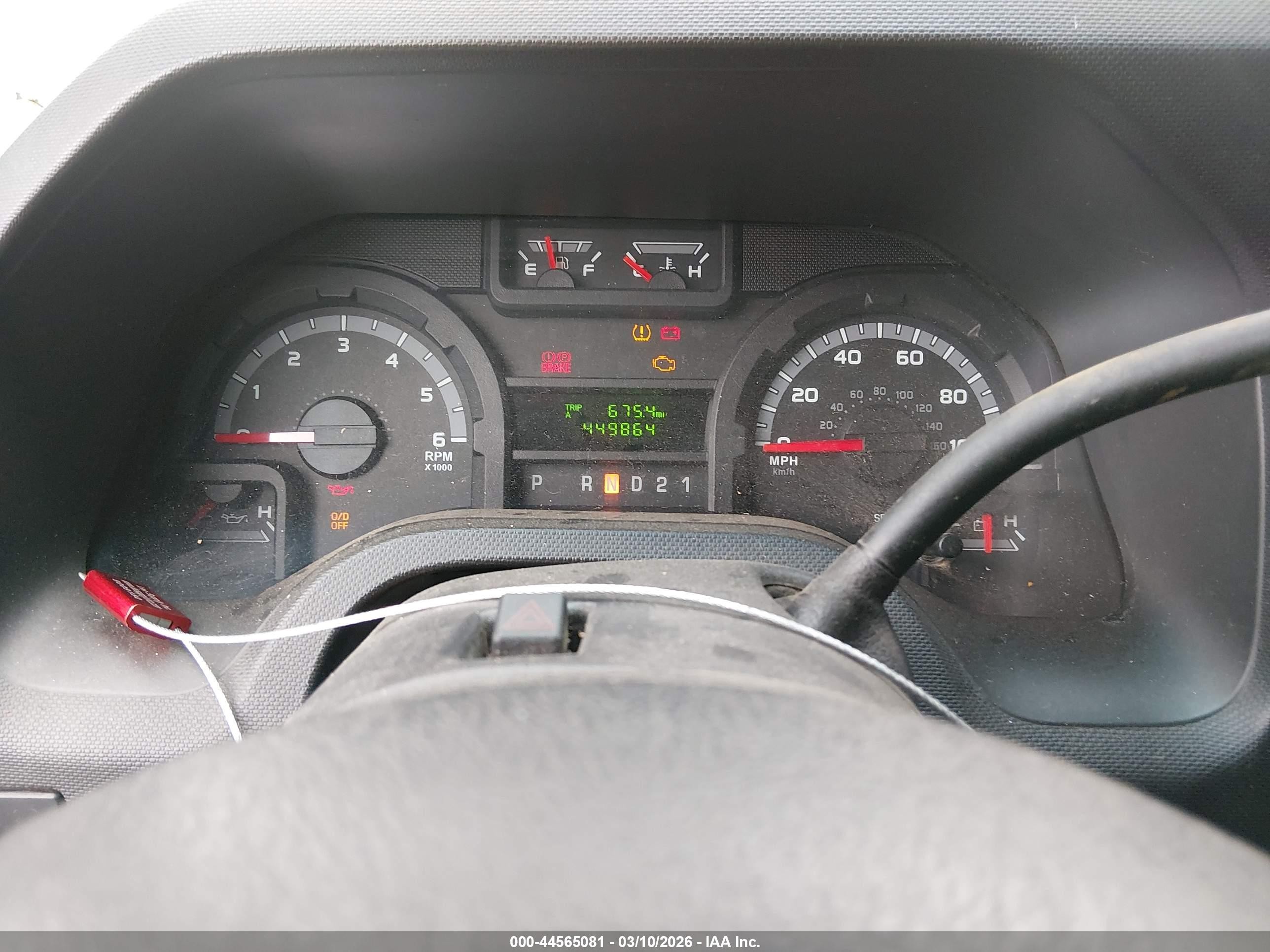 2013 Ford E-250 Commercial White vin: 1FTNE2EL7DDB13061