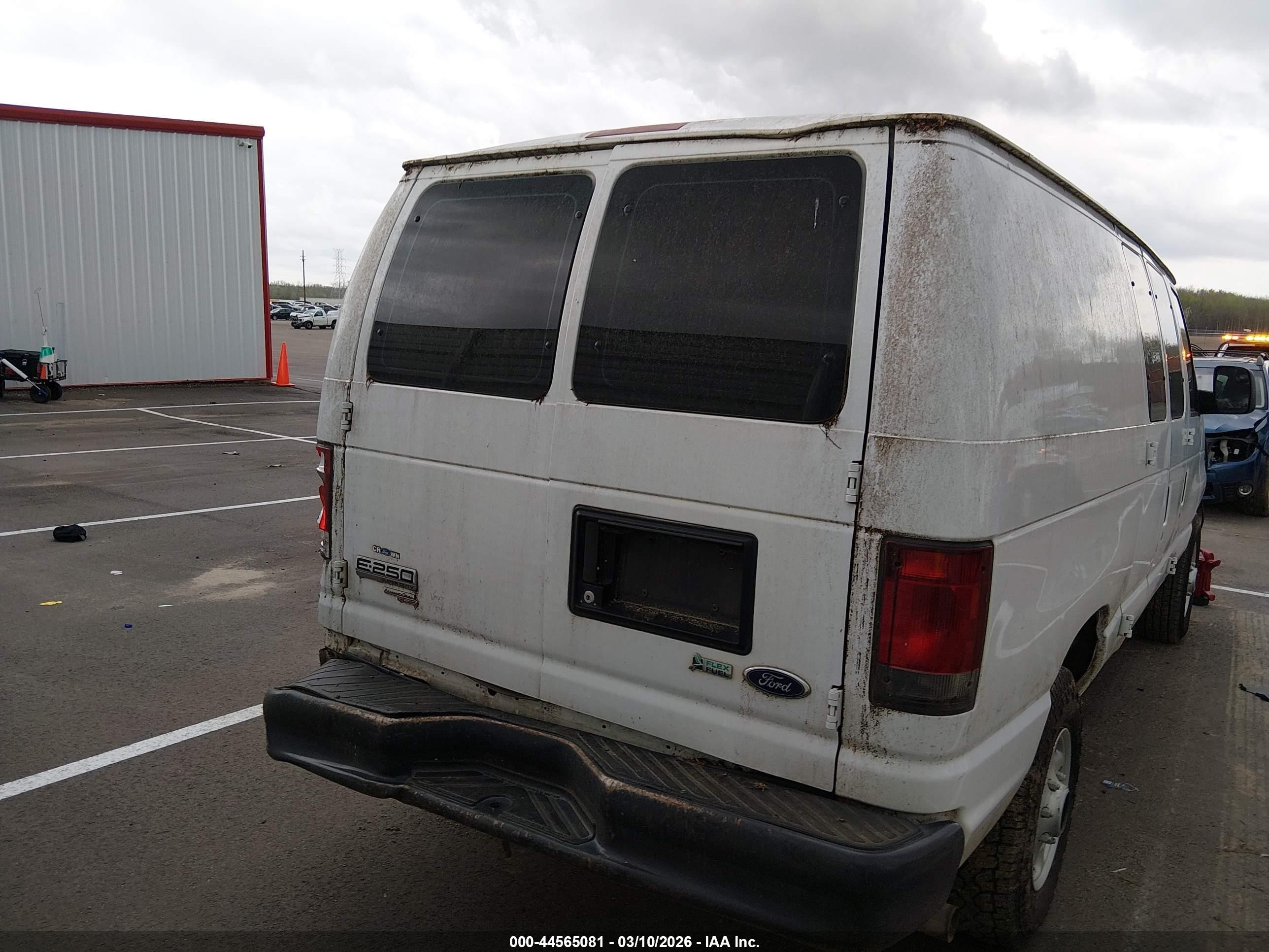 2013 Ford E-250 Commercial White vin: 1FTNE2EL7DDB13061