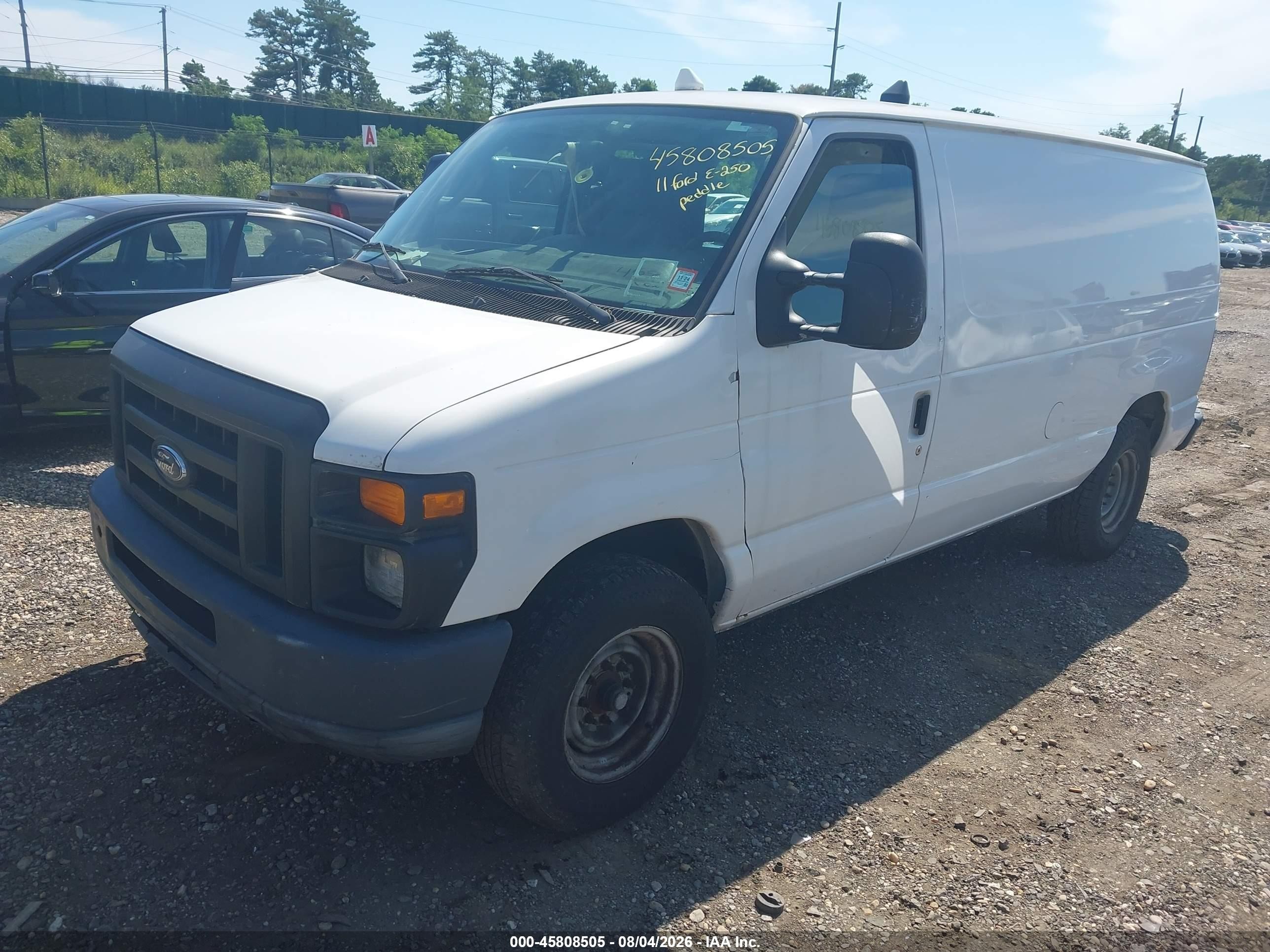 2011 Ford E-250 Commercial White vin: 1FTNE2EL8BDA19638