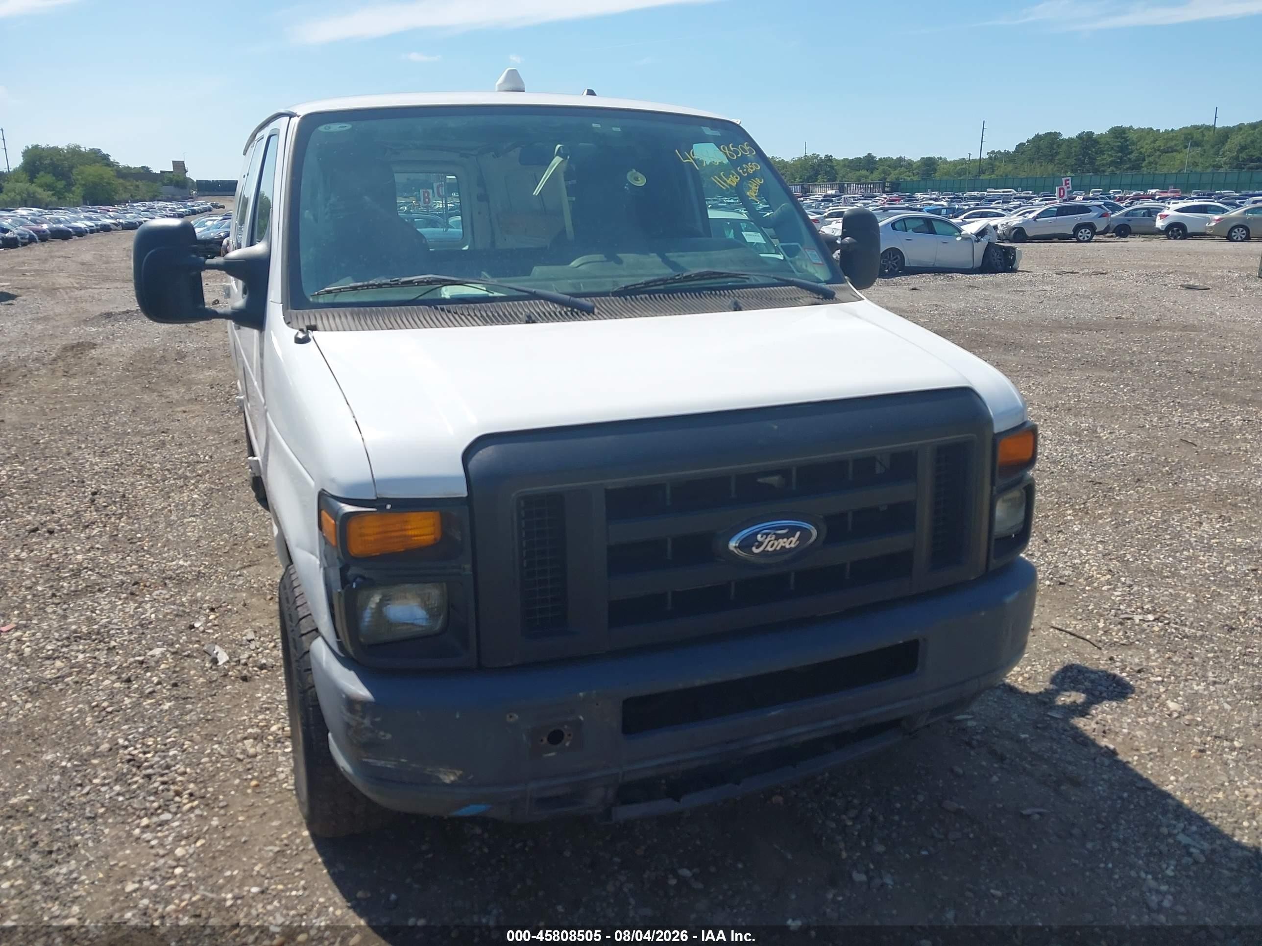 2011 Ford E-250 Commercial White vin: 1FTNE2EL8BDA19638